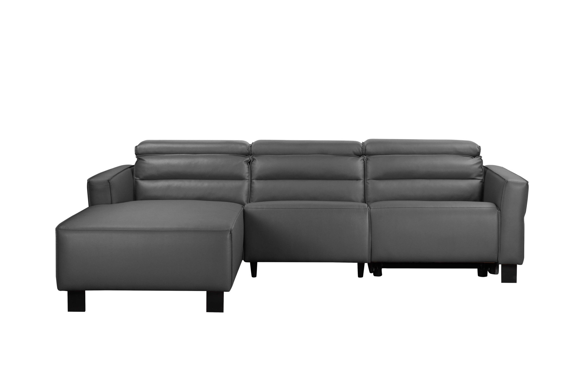 Places of Style Ecksofa »Carpari, L-Form, 263 cm, manuelle o. elektrische Relaxfunktion,«, USB A/C und Kopfteilverstellung
