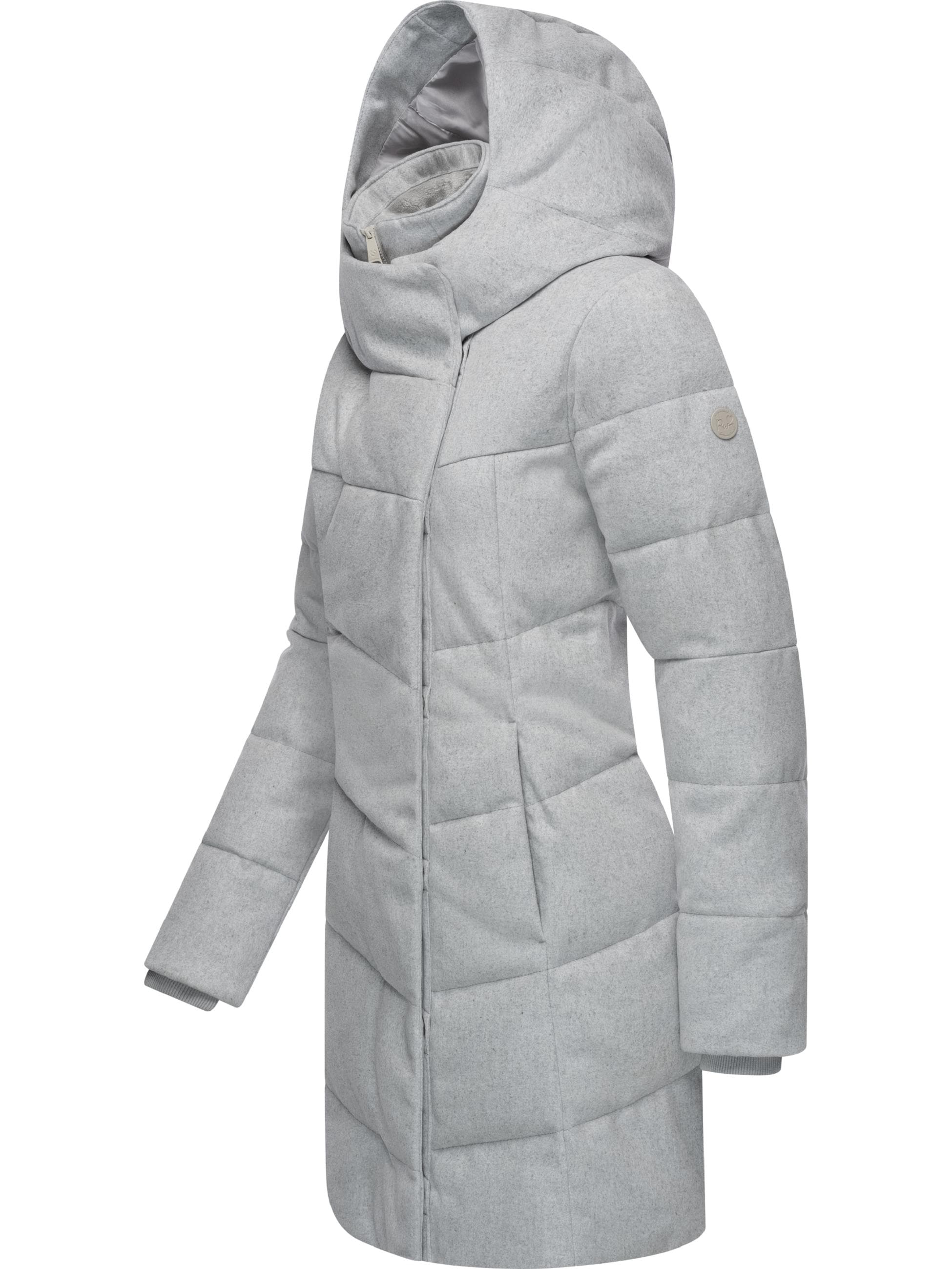 Ragwear Wintermantel »Wintermantel Pavla Coat«, stylischer Damen Steppmantel in Woll-Optik