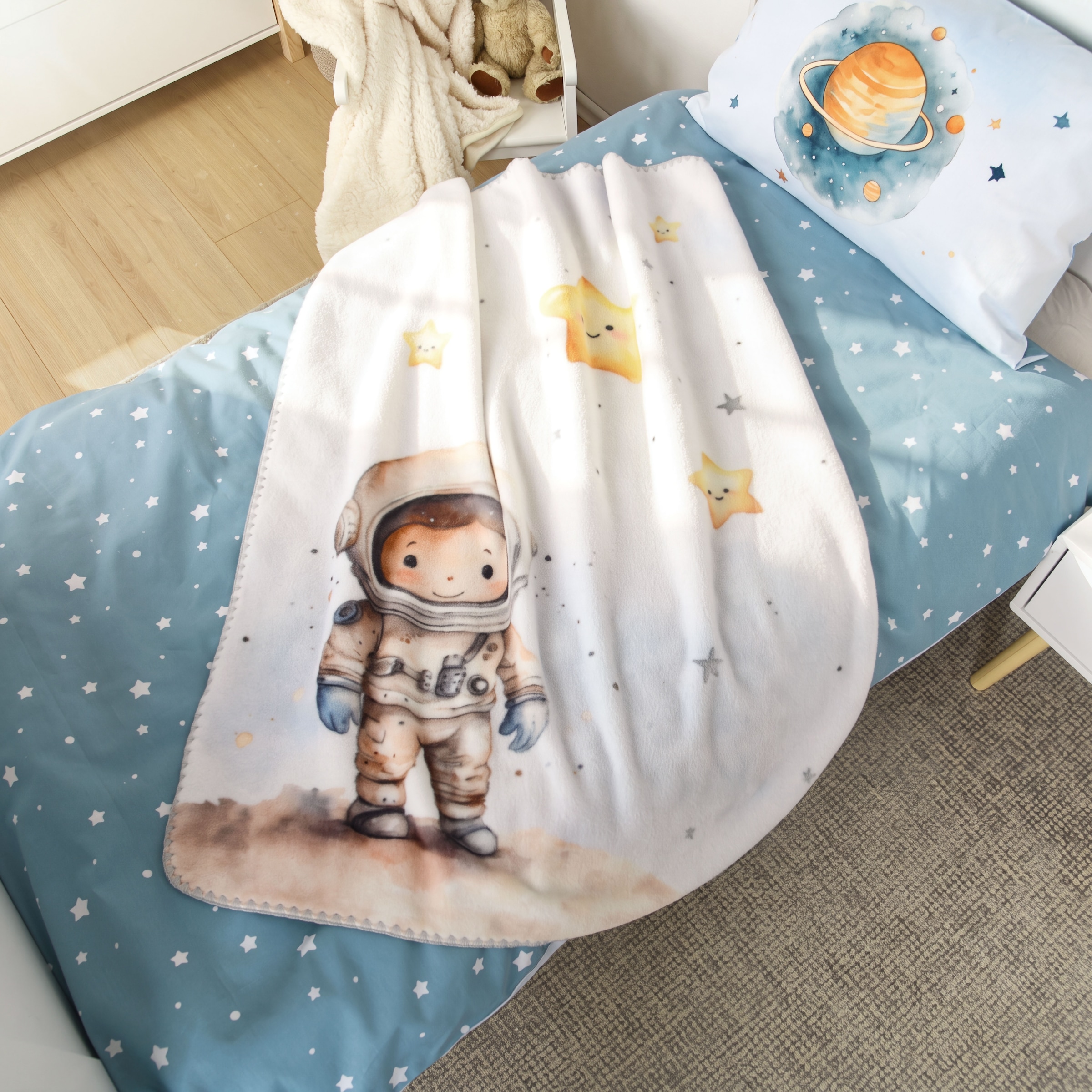 Baby Best Babydecke »Kleiner Astronaut« Perfekt zum Kuscheln – zuhause und unterwegs