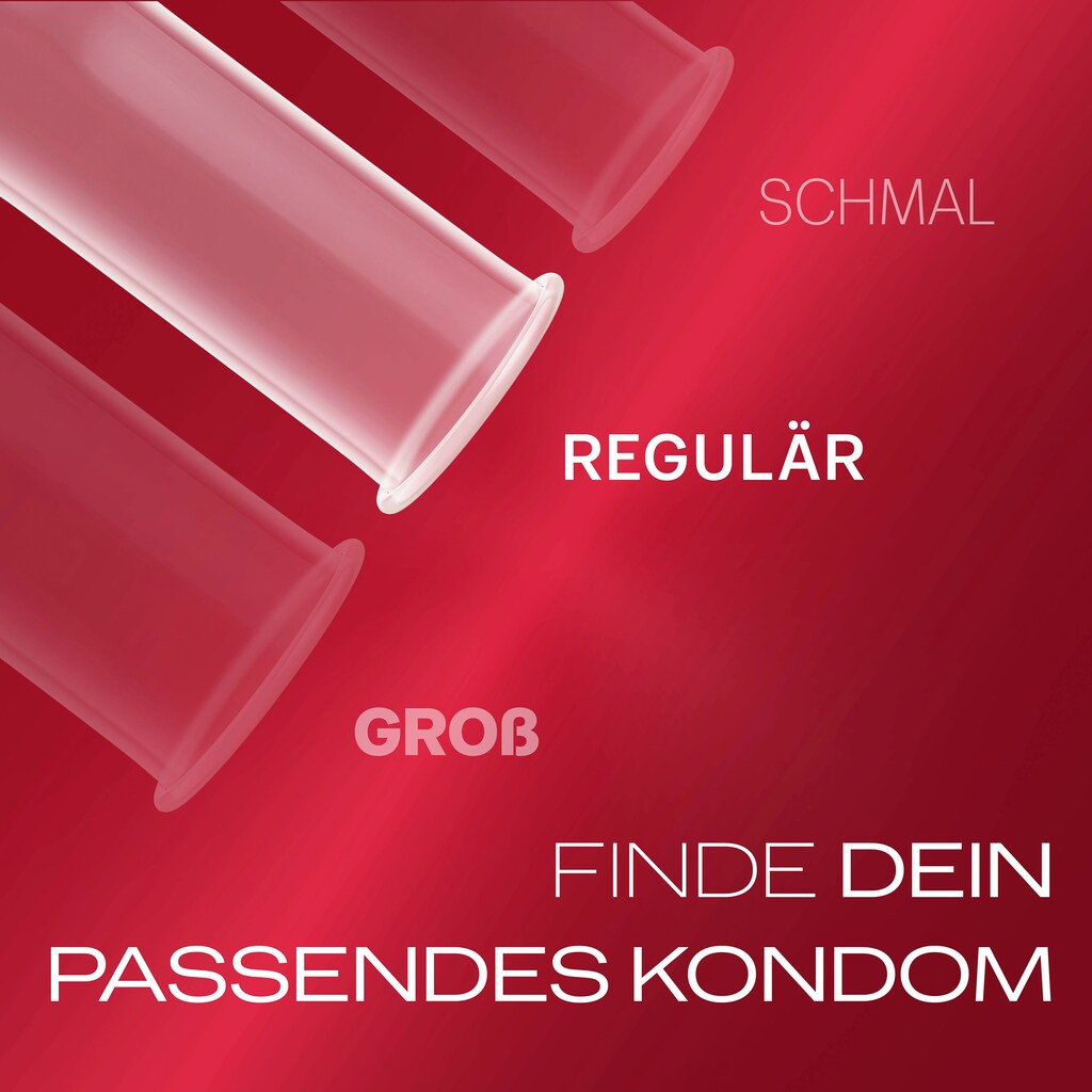 durex Kondome »Gefühlsecht Extra Feucht«, (Packung, 8 St.)