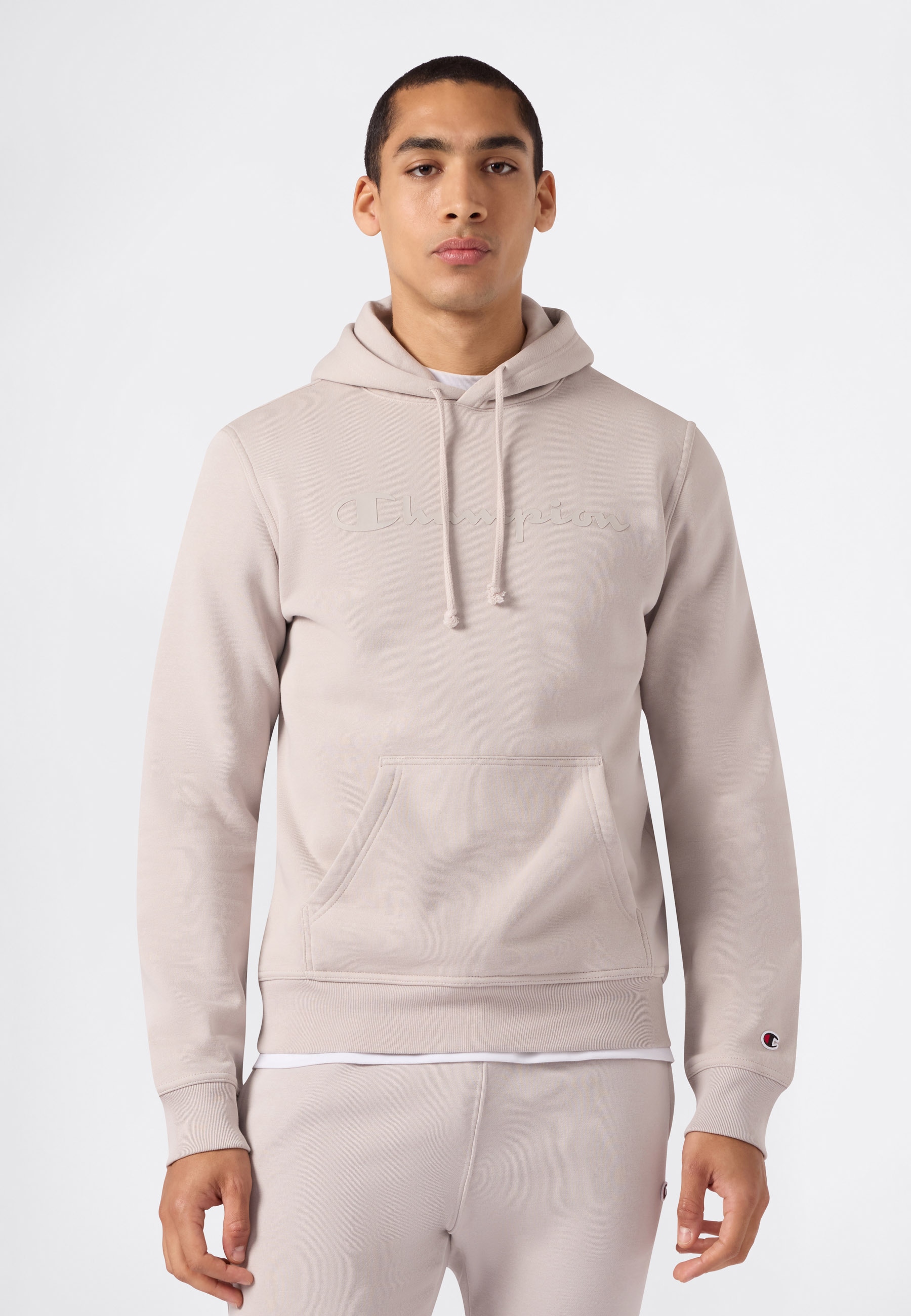 Champion Kapuzensweatshirt »SPORTWEAR HOODIE Standard Fit«, Langarm-Ausführung, aus Baumwolle und Polyester, Standard Fit
