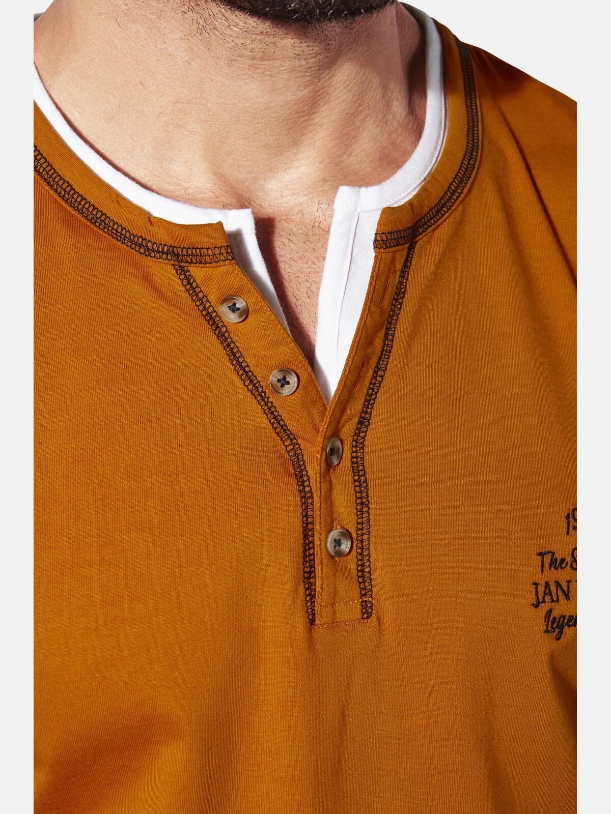 Jan Vanderstorm T-Shirt »T-Shirt HAFTOR«, (1 tlg.)