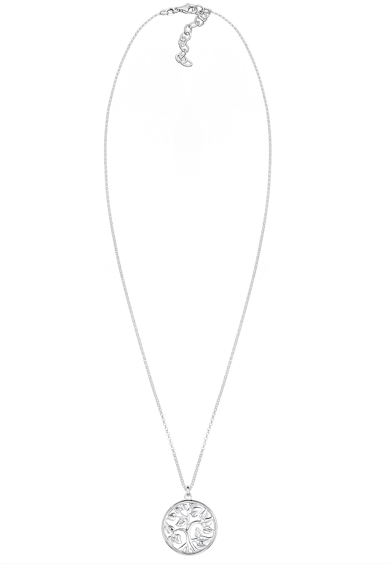 Elli Lange Kette »Halskette Tree of Life Lebensbaum Floral 925 Silber«
