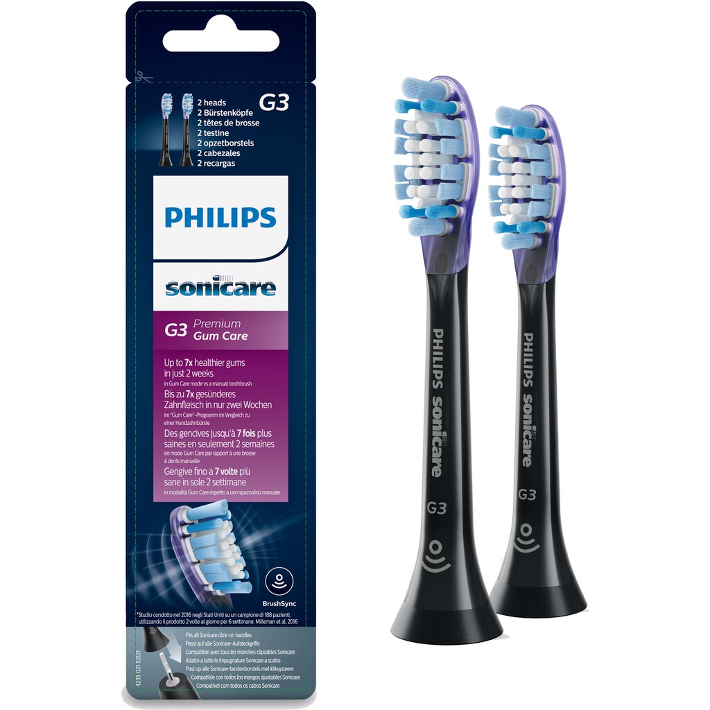 Philips Sonicare Aufsteckbürsten »HX9052/33 Premium Gum Care«