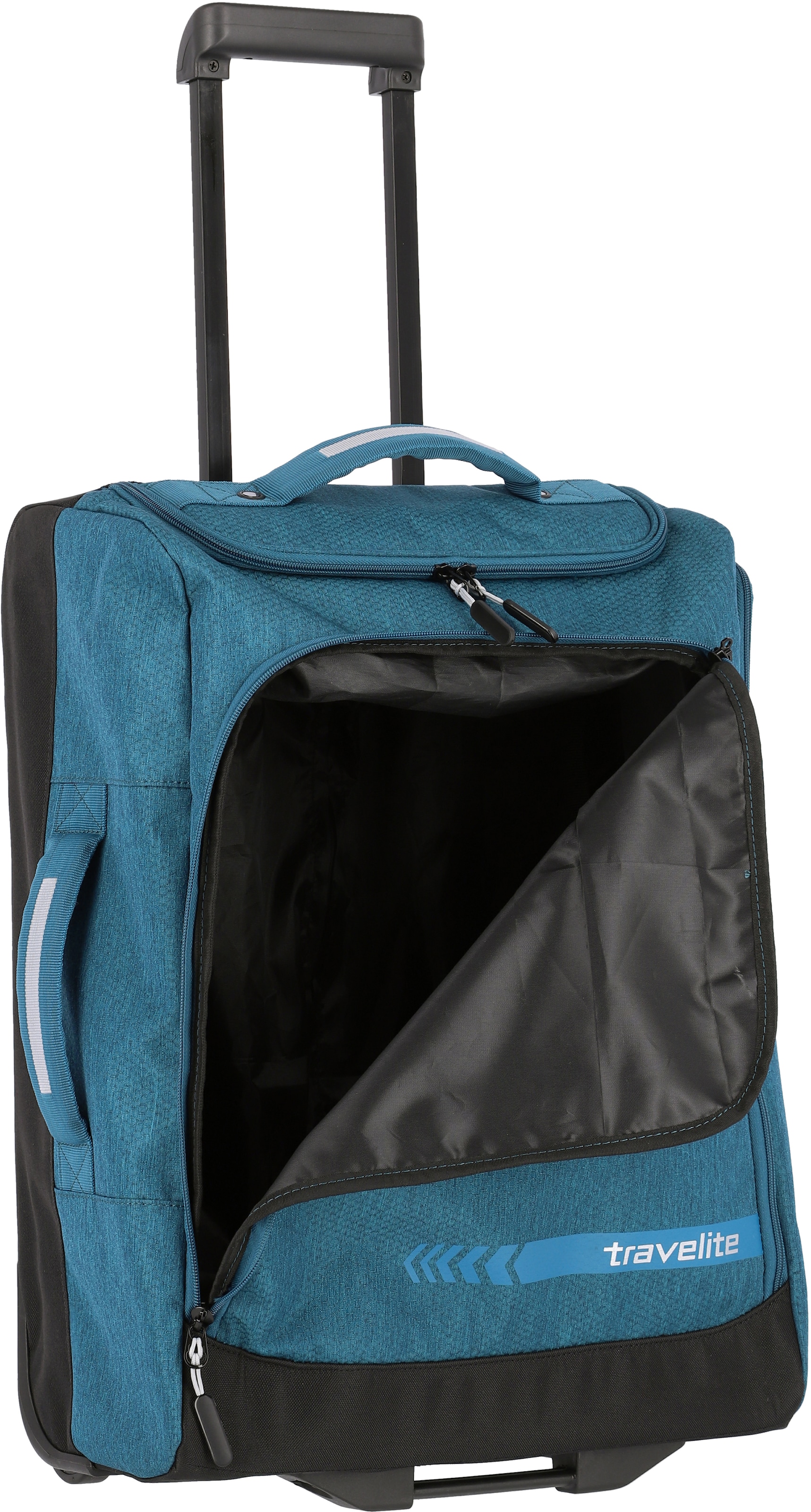 travelite Weichgepäck-Trolley »KICK OFF, verschiedene Größen und Farben«, 2 Rollen, Reisetasche Reisegepäck Reisekoffer Trolley Freizeittasche