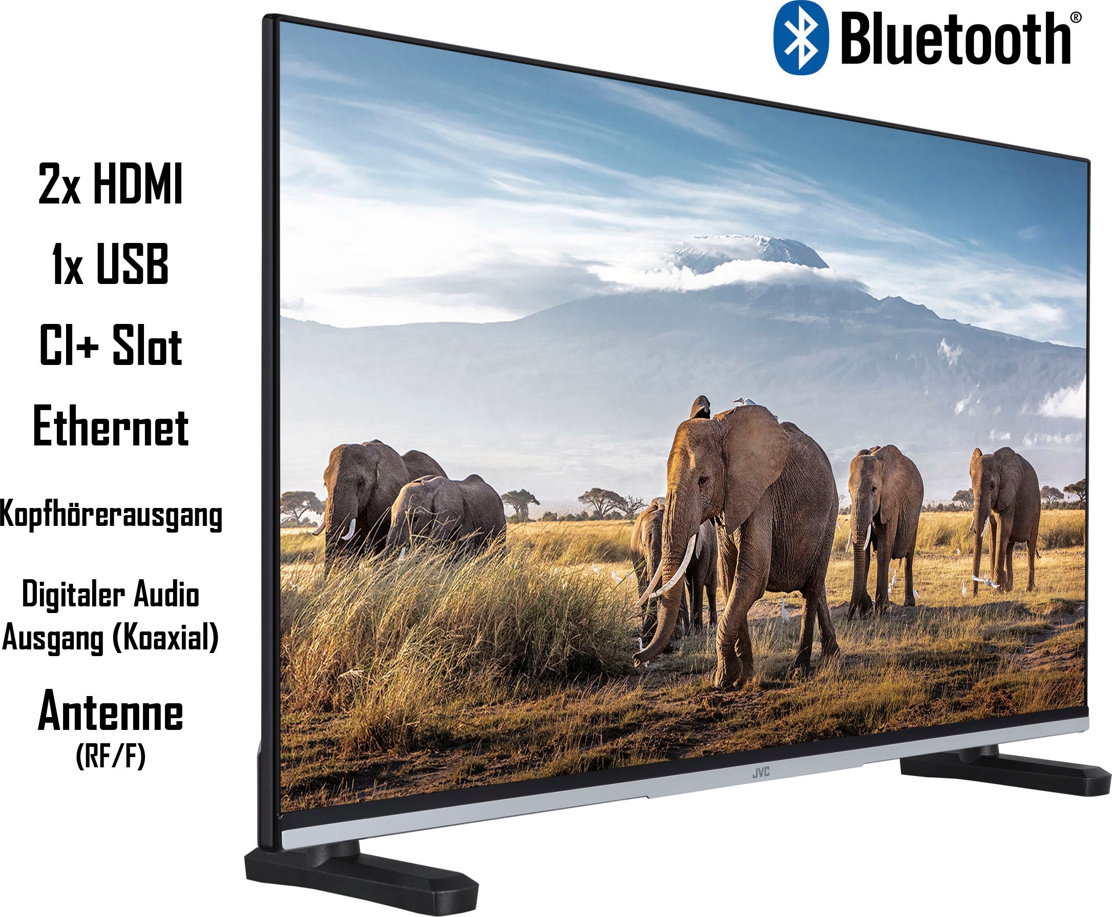 JVC LCD-LED Fernseher Smart-TV cm/32 ready, HD Zoll, UNIVERSAL XXL »LT-32VHE5156«, Jahre | 80 3 ➥ Garantie