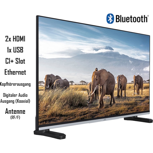 Fernseher XXL HD ➥ LCD-LED ready, UNIVERSAL cm/32 | »LT-32VHE5156«, Smart-TV JVC 3 Zoll, 80 Jahre Garantie
