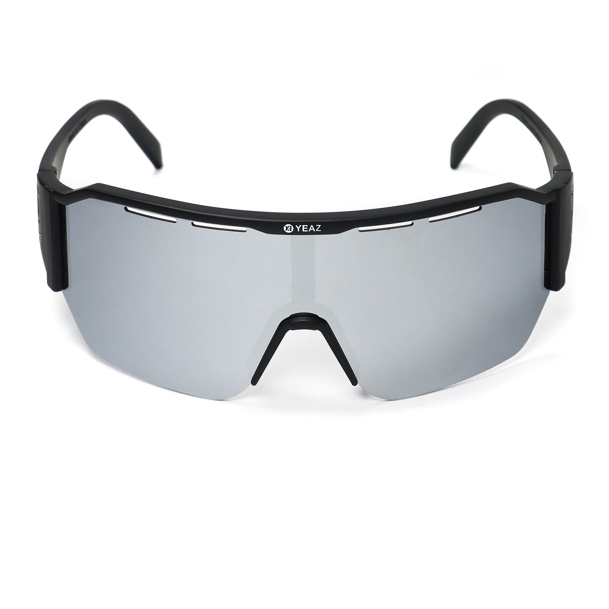 YEAZ Sportbrille »Sport-Sonnenbrille Black/Silver SUNVIBE«