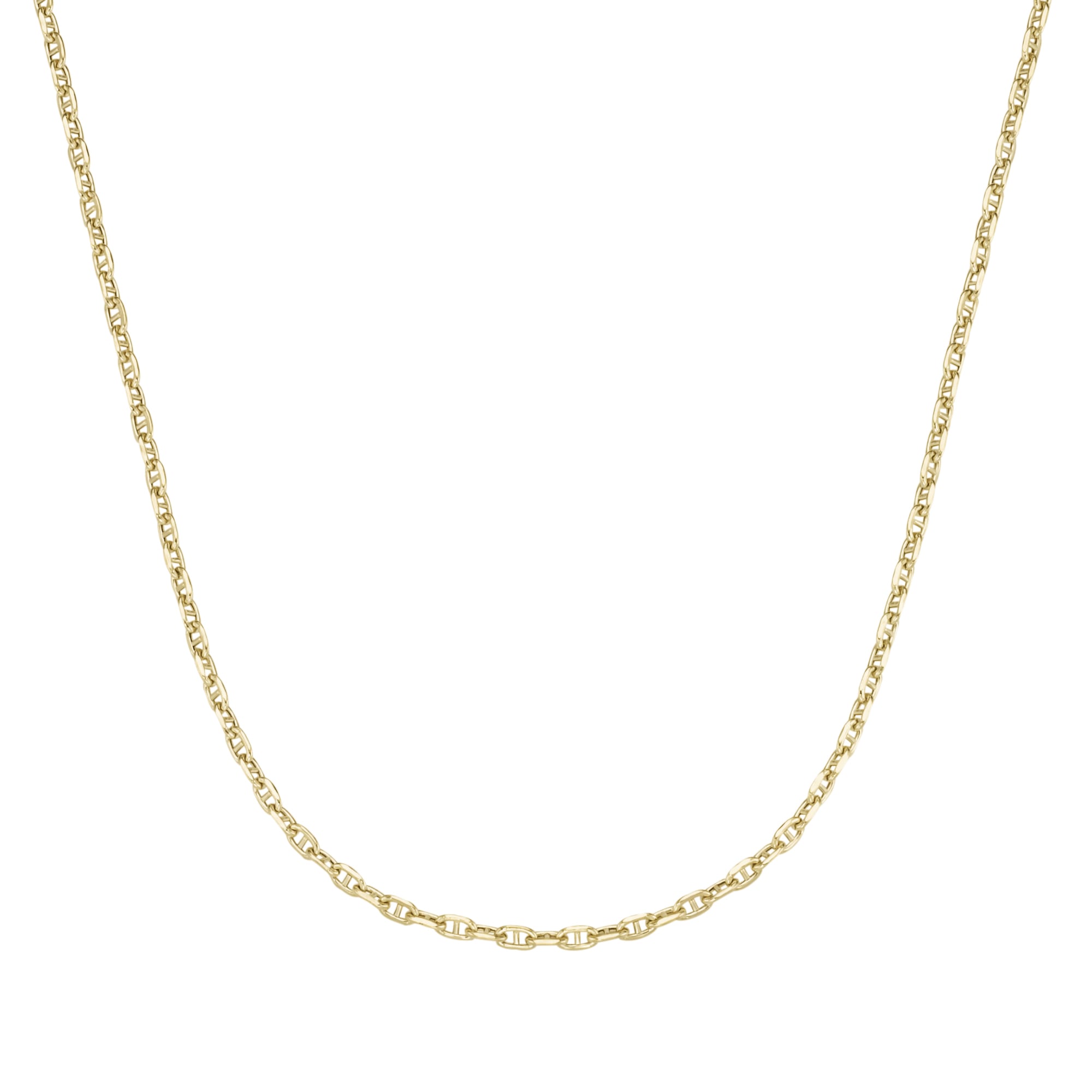 Goldkette »Kette Stegankerkette, diamantiert, Gold 585«