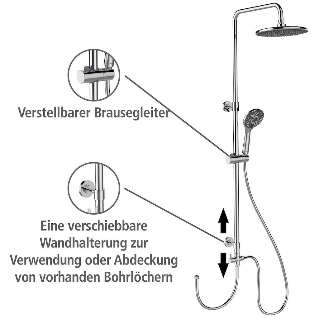 WENKO Duschsystem »Watersaving«