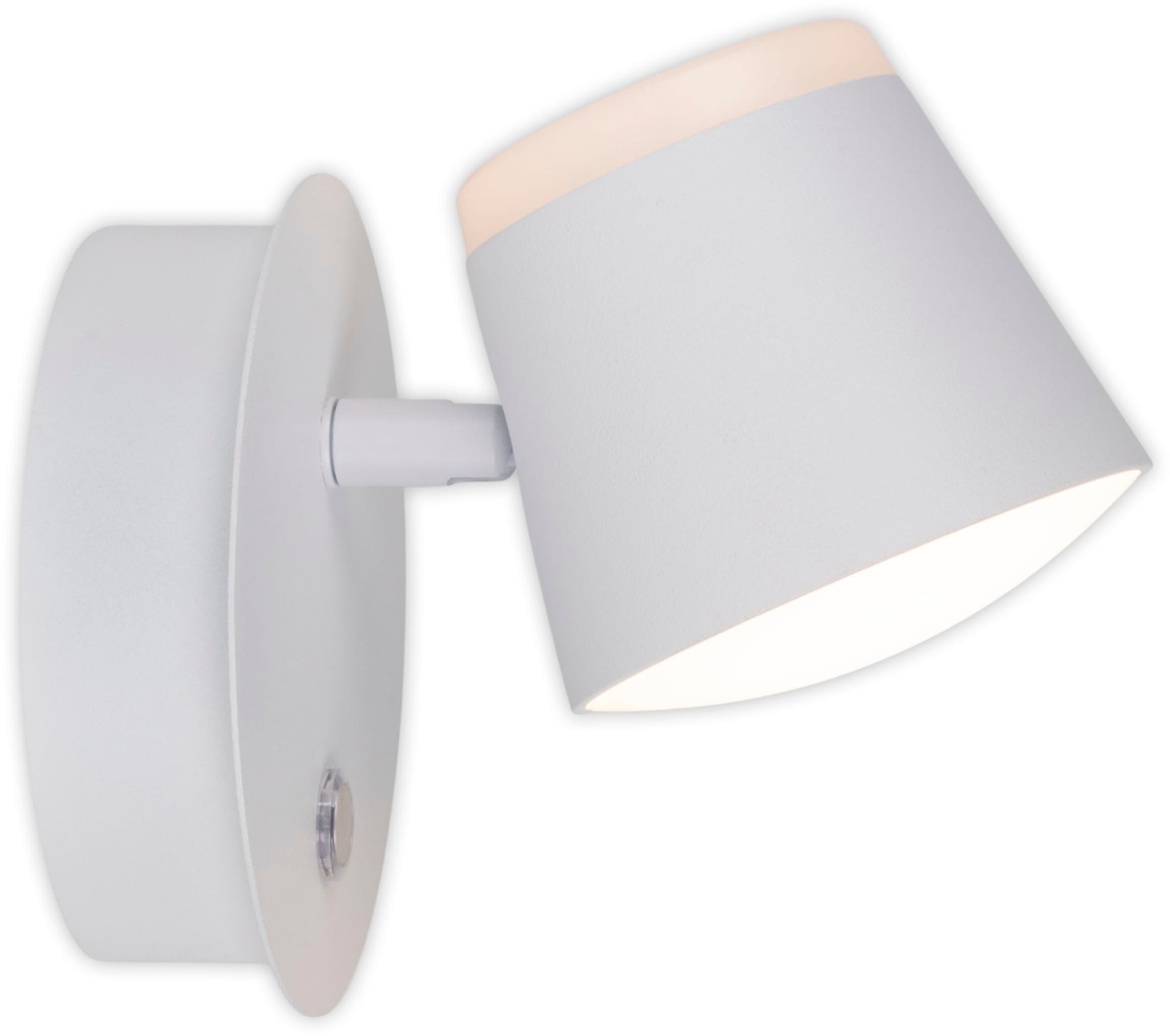 näve LED Wandleuchte »Tondo« LED-Modul 1 Stk. Warmweiß magnetisch, Akku Aufladung per USB-C Kabel, dimmbar per touch, Memory