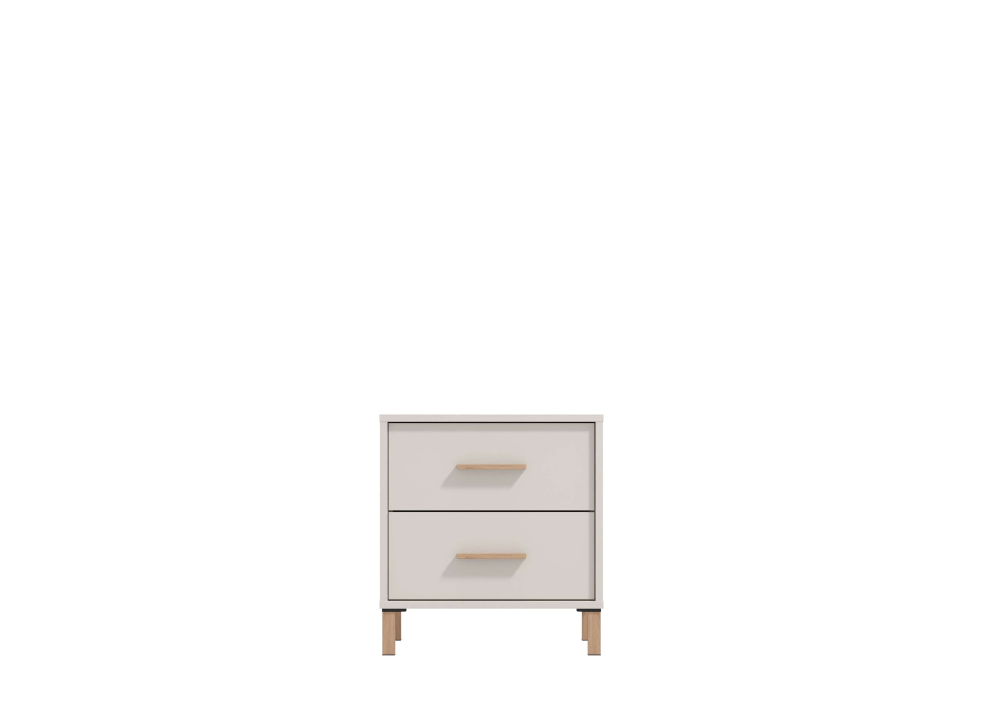 Home affaire Nachtkommode »Belfort Nachtschrank Nachttisch Made in Europe« mit 2 oder 3 Schubladen, FSC®-zertifizierter, Trendfarbe cashmere