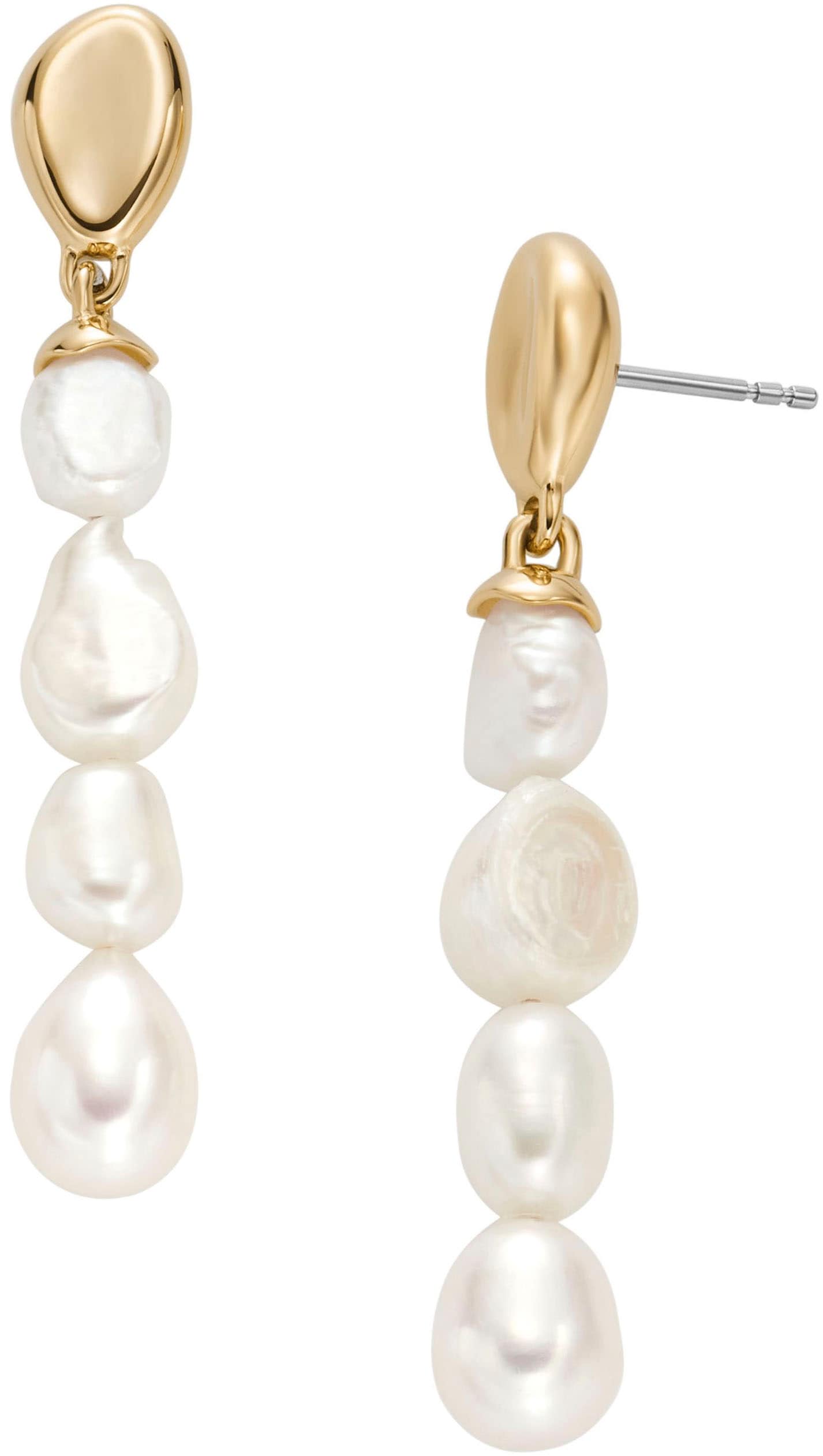 Paar Ohrstecker »Schmuck Geschenk Edelstahl Ohrringe AGNETHE PEARL, SKJ1827710«, mit...