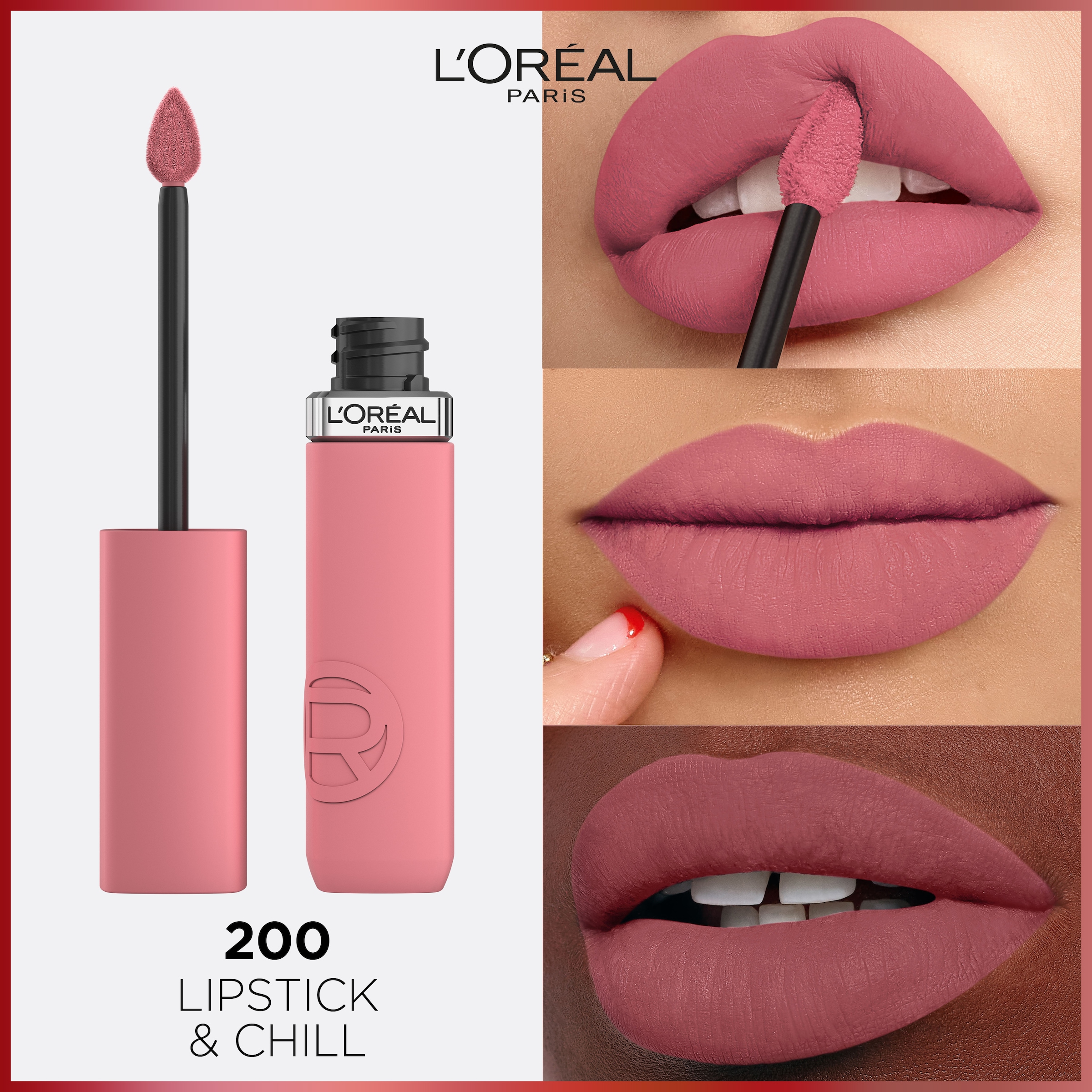 L'ORÉAL PARIS Lippenstift »INFAILLIBLE MATTE RESISTANCE 16H« verleiht den Lippen einen unwiderstehlichen Look