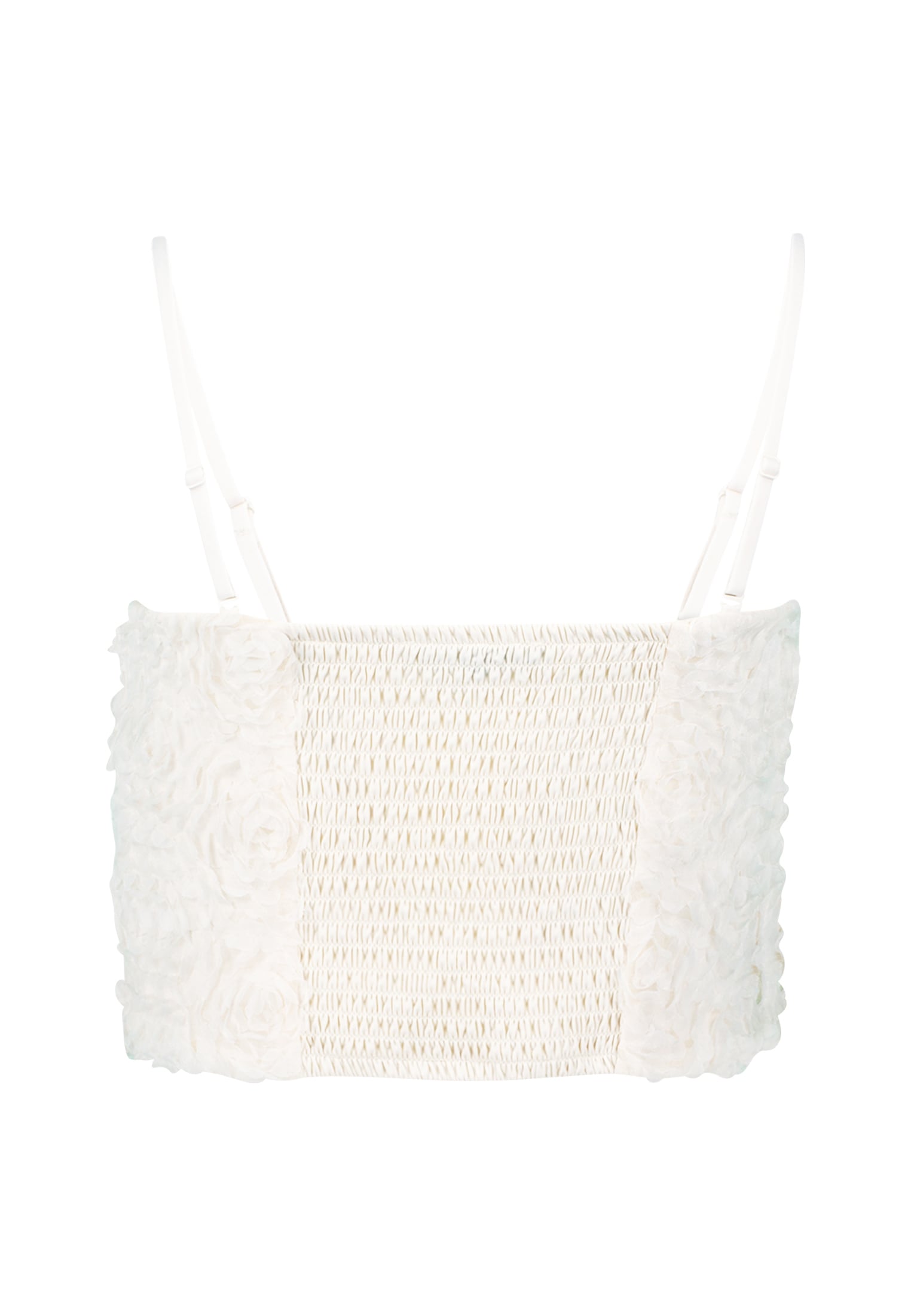 Zero Blusentop »Top mit 3D Blumen«