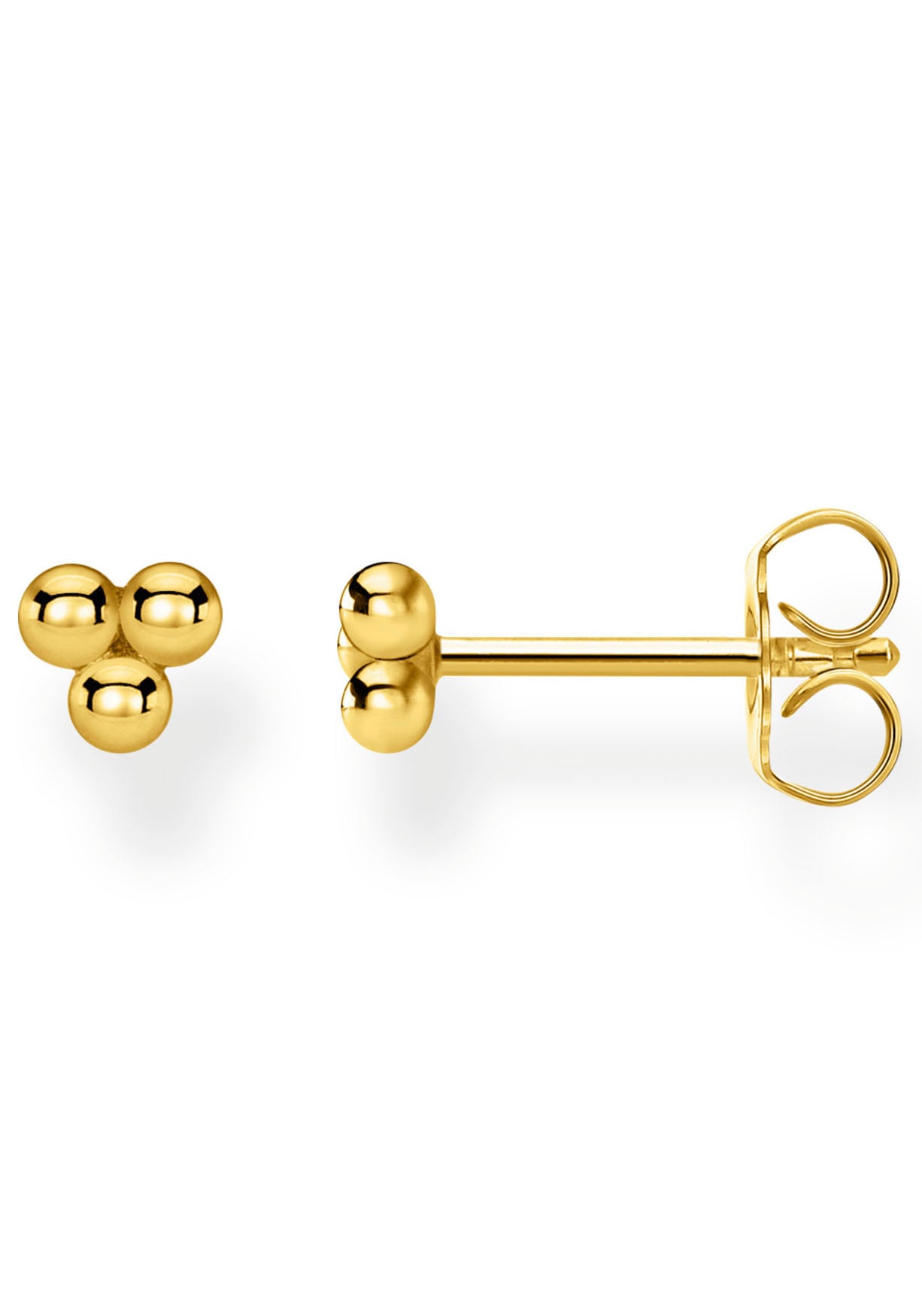 THOMAS SABO Single-Ohrstecker »Kugeln gold, Kugeln silber, H2140-001-21, H2140-413-39«