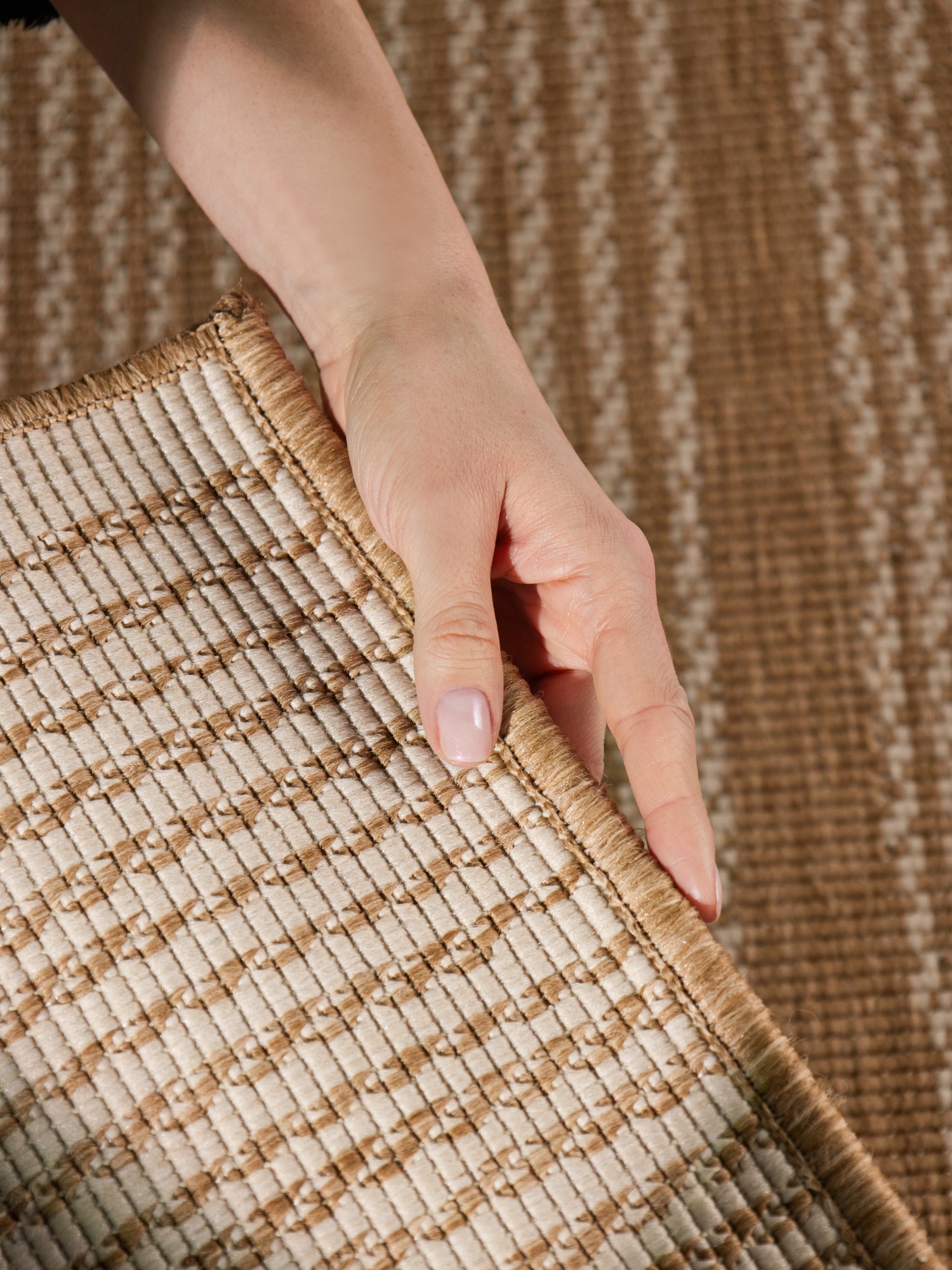 Ted Baker Teppich »Allington , Wendeteppich« rechteckig 8 mm Höhe Designteppich, Wetterfest, Pflegeleicht, Modern, Wohnzimmer, Terrasse