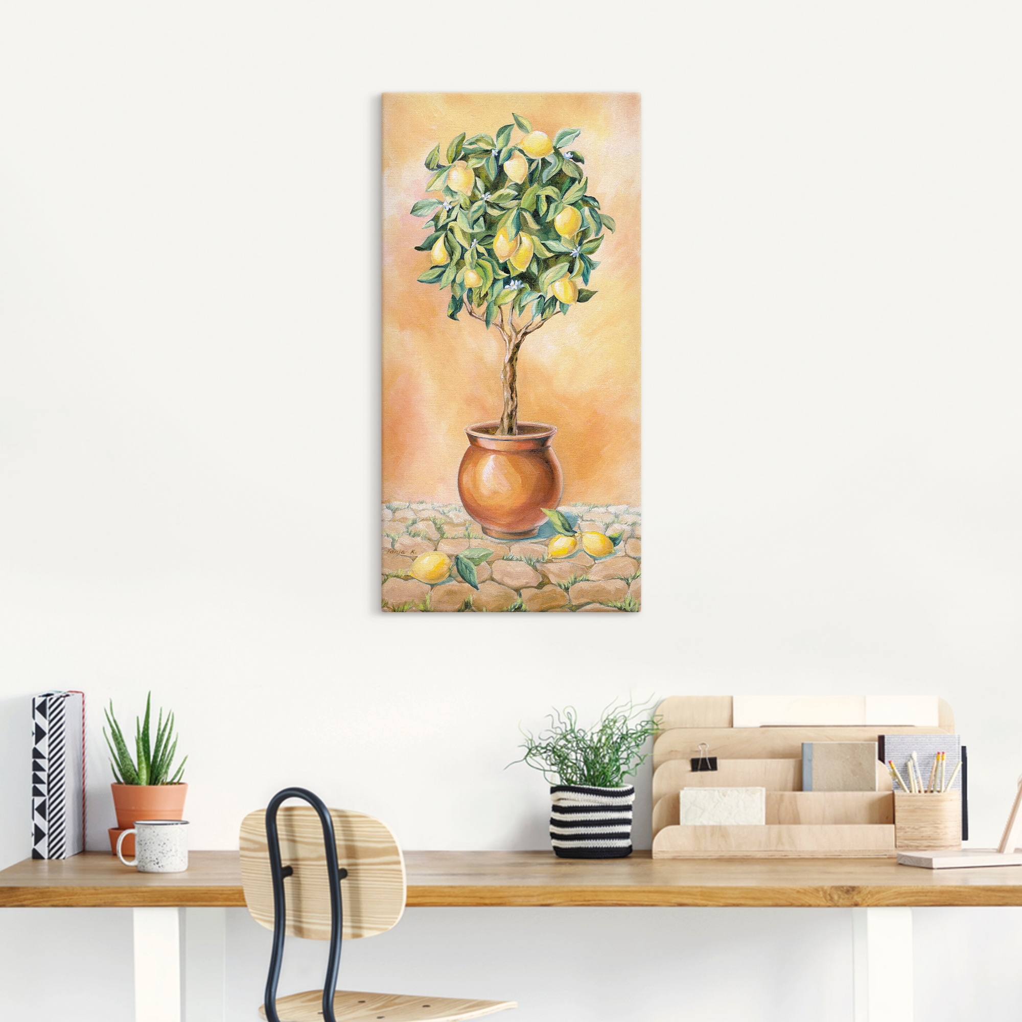 Artland Wandbild »Zitronenbaum I«, Pflanzen, (1 St.), als Alubild, Outdoorbild, Leinwandbild in verschied. Größen