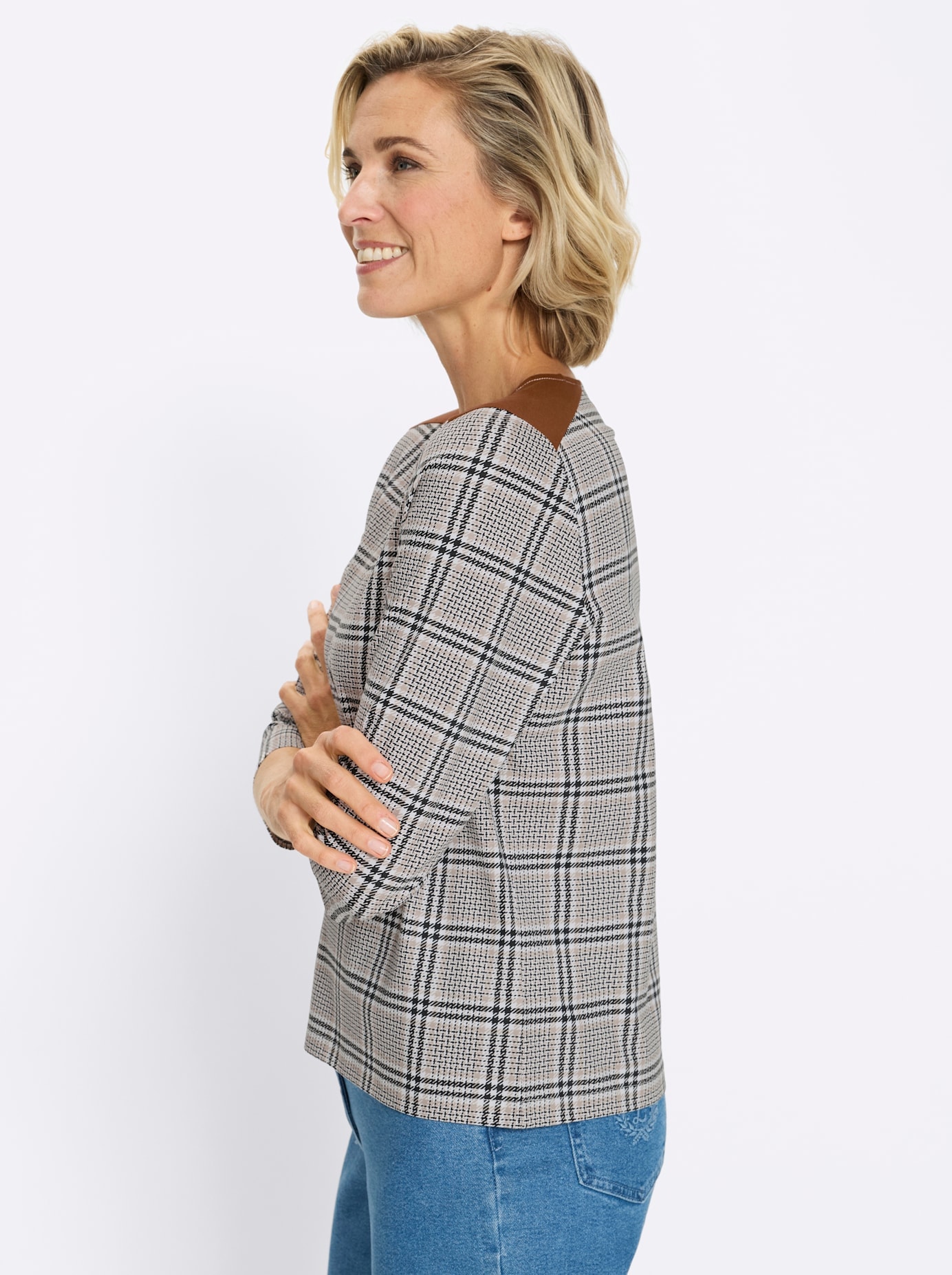 Classic Basics 3/4-Arm-Shirt »Rundhals-Shirt« 1