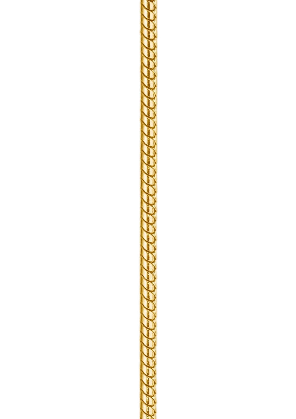 Firetti Edelstahlkette »in Schlangenkettengliederung, 1,5 mm breit, Made Germany kaufen Rechnung gelbgoldfarben«, auf in