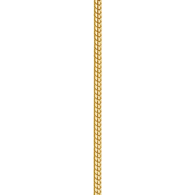 Firetti Edelstahlkette »in Schlangenkettengliederung, 1,5 mm breit,  gelbgoldfarben«, Made in Germany auf Rechnung kaufen