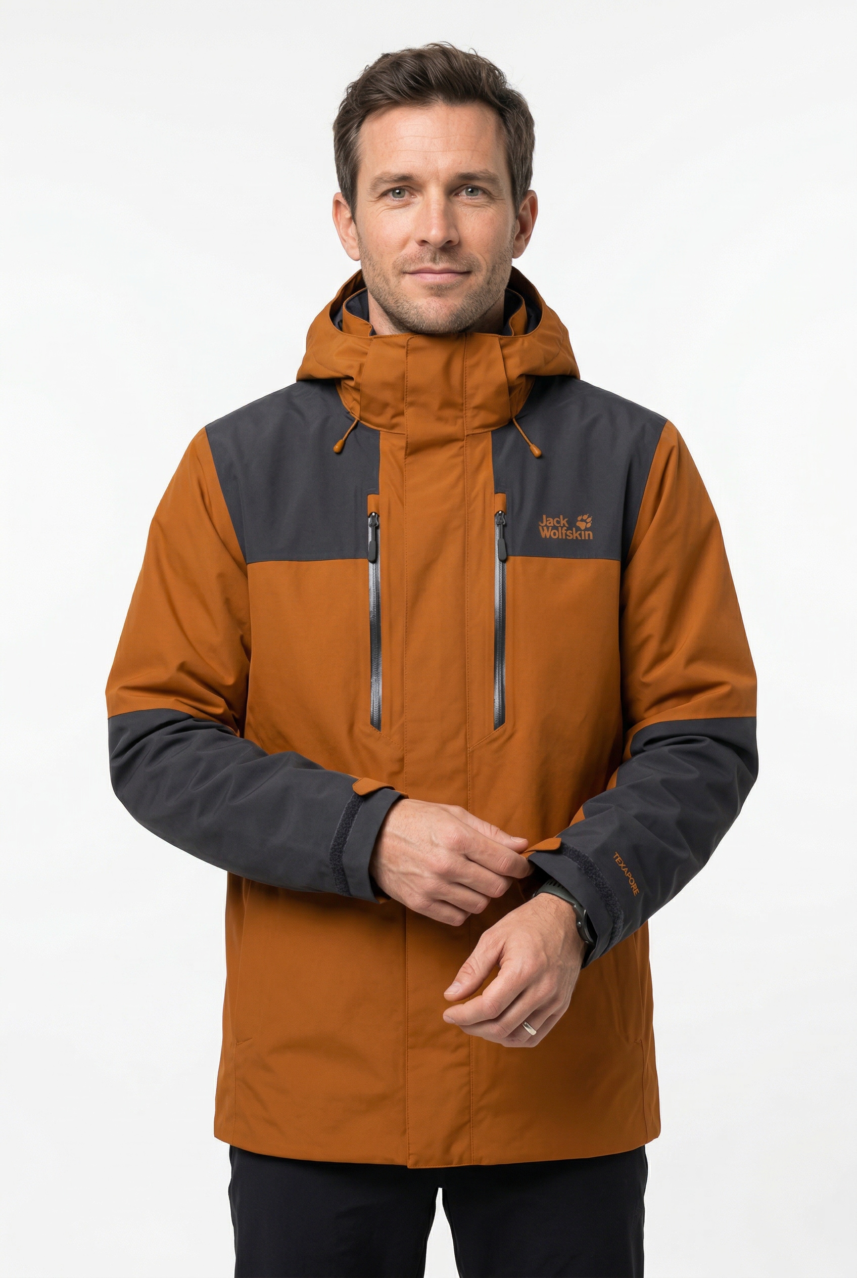 Jack Wolfskin Funktionsjacke »JASPER 2L JKT M« mit Kapuze Wasserdicht, atmungsaktiv, Übergangsjacke
