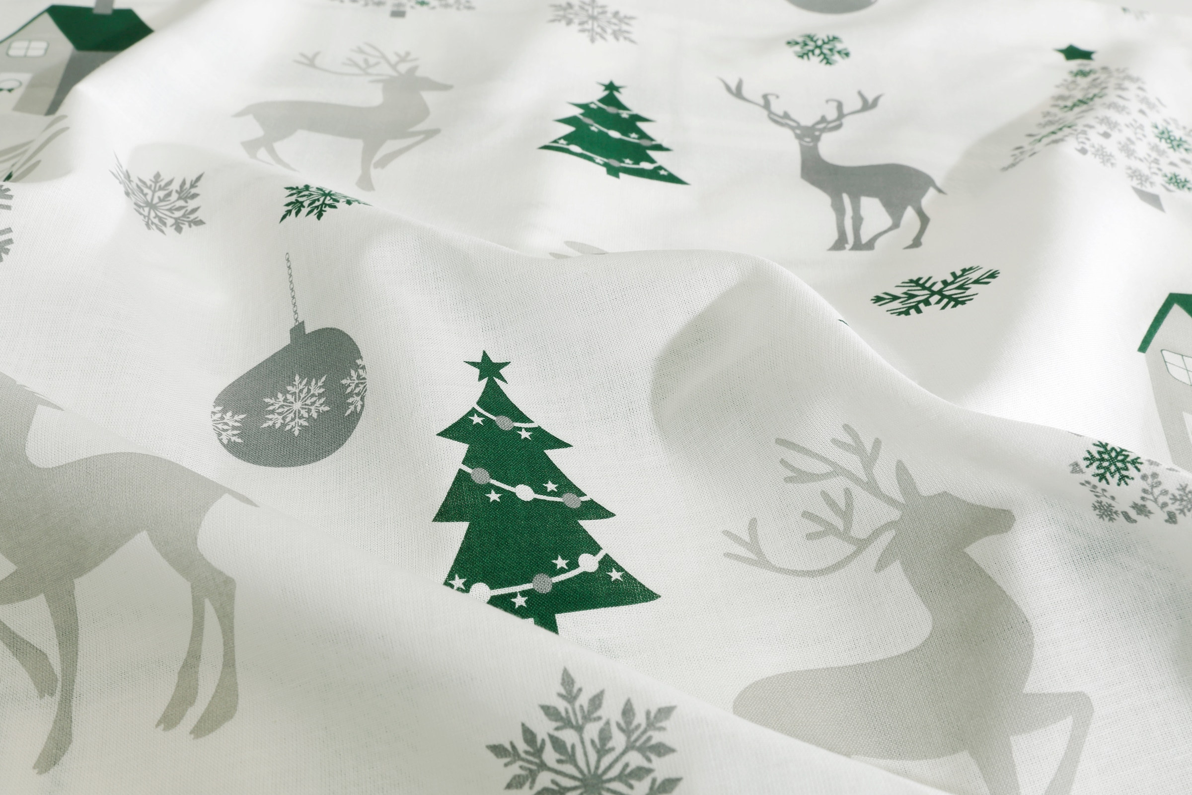 OTTO home Bettwäsche »Mikkel« 2 Bettwäsche ab Gr. 135x200 cm,100% Baumwolle, Weihnachten