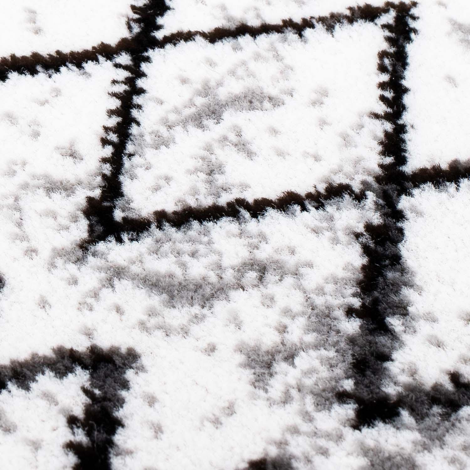 Carpet City Teppich »Timeless 7547« rechteckig 6 mm Höhe Kurzflor, Modern, Zickzack-Muster, ideal für Wohnzimmer & Schlafzimmer