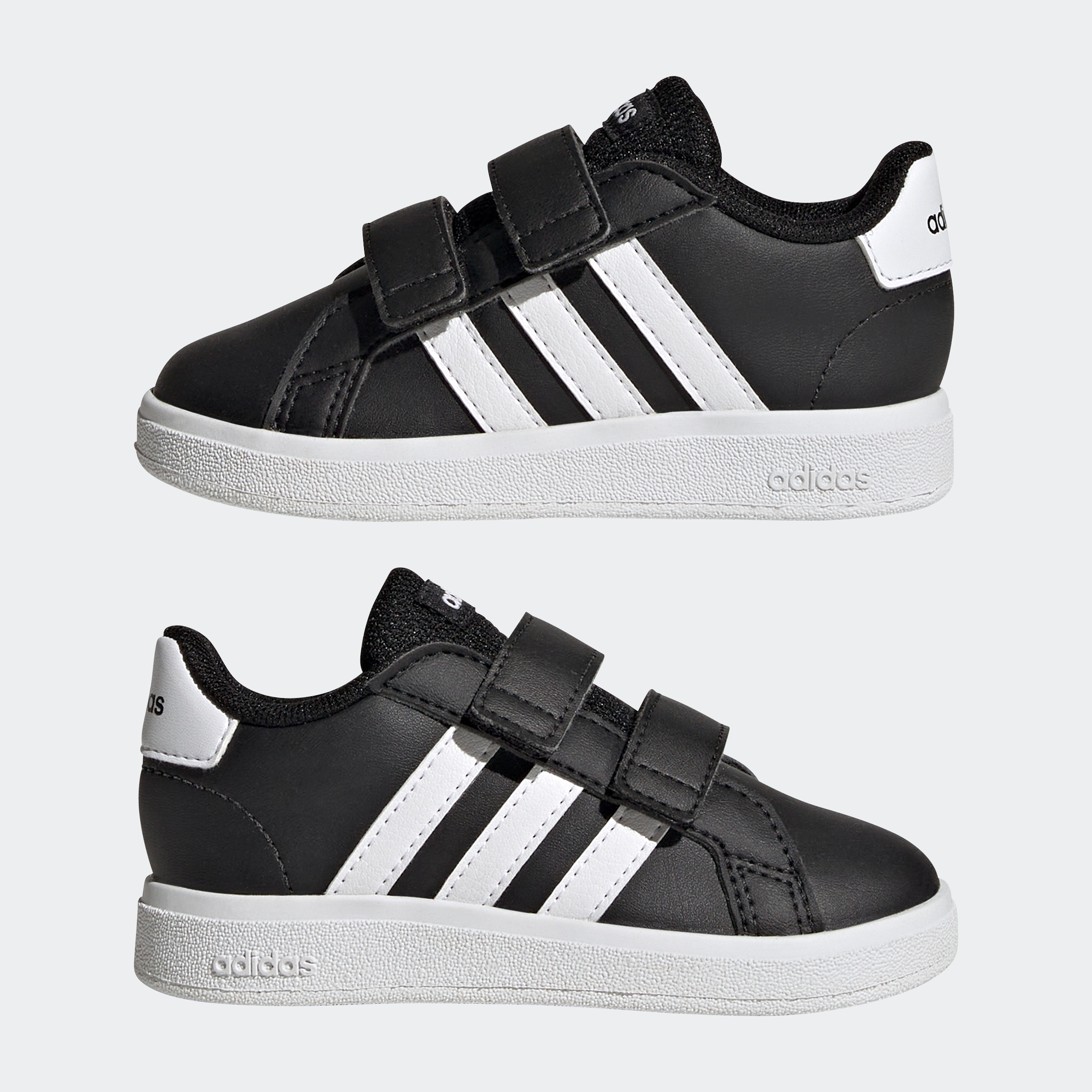 adidas Sportswear Sneaker »GRAND COURT LIFESTYLE HOOK AND LOOP«  für Kinder, Design auf den Spuren des adidas Superstar