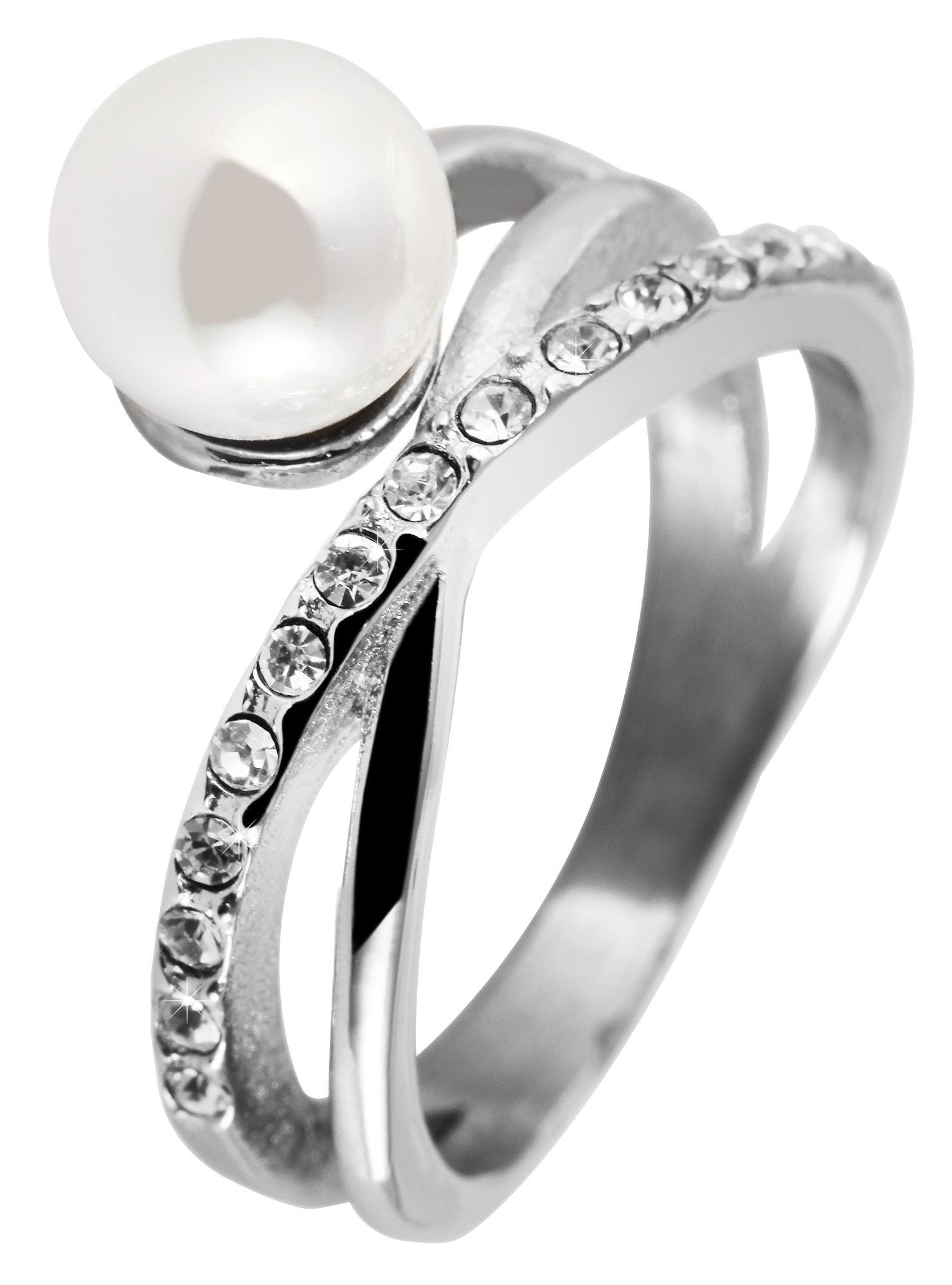 Adelia´s Fingerring »Damen Ring aus Edelstahl«
