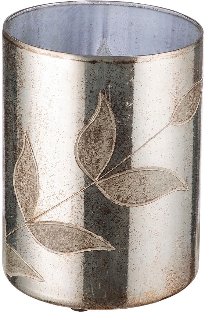 mit aus (1 Dekovase«, Glas, Blattmotiv, ca. bestellen cm St.), bequem Vase GILDE 33 »Bosque, Tischvase Höhe