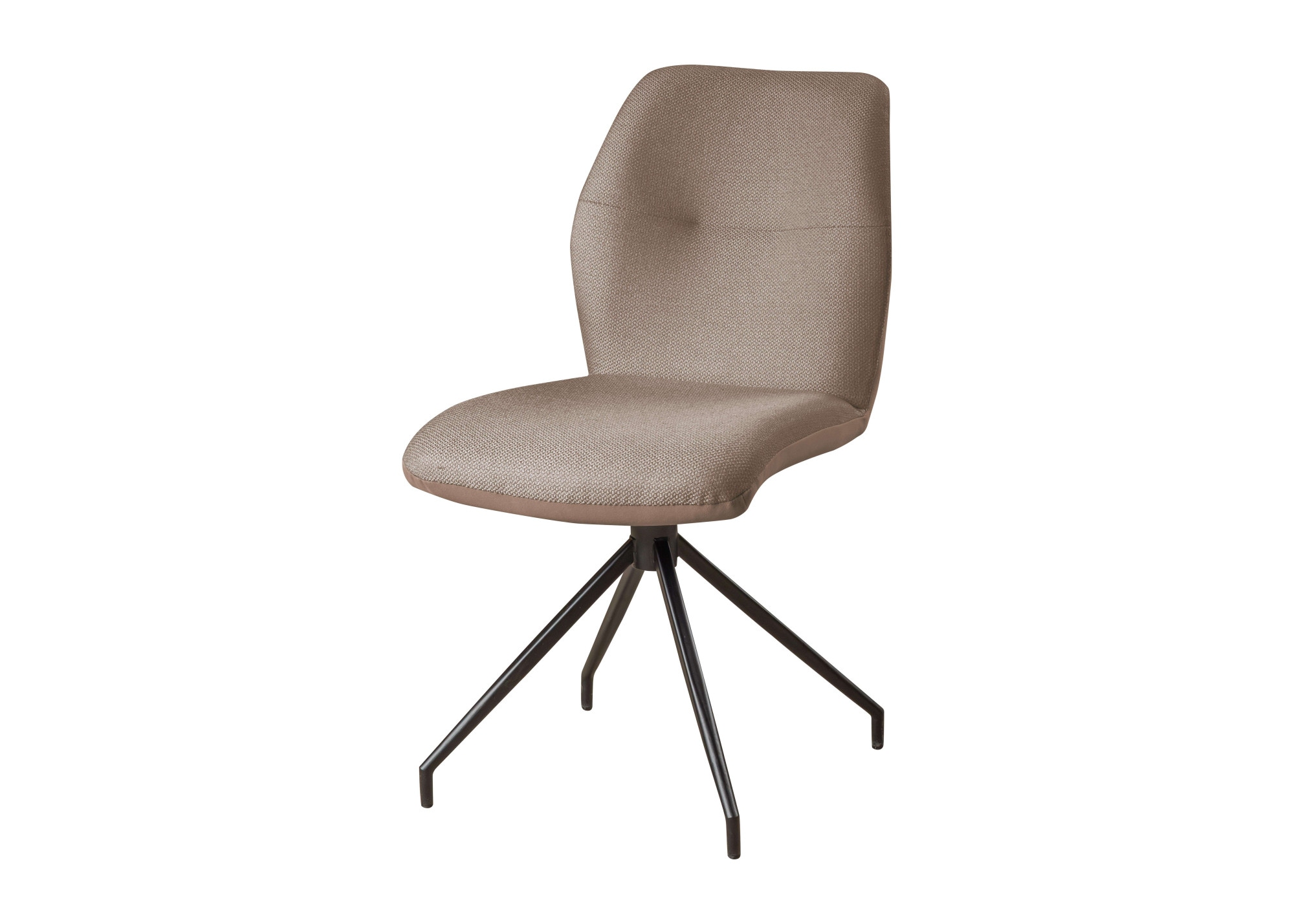 OTTO home Drehstuhl "Bruna Esszimmerstuhl,Polsterstuhl, Küchenstuhl, 4-Fußstuhl" () 360 drehbar, mit automatischer Rückstellung, 2-Stoff-Design