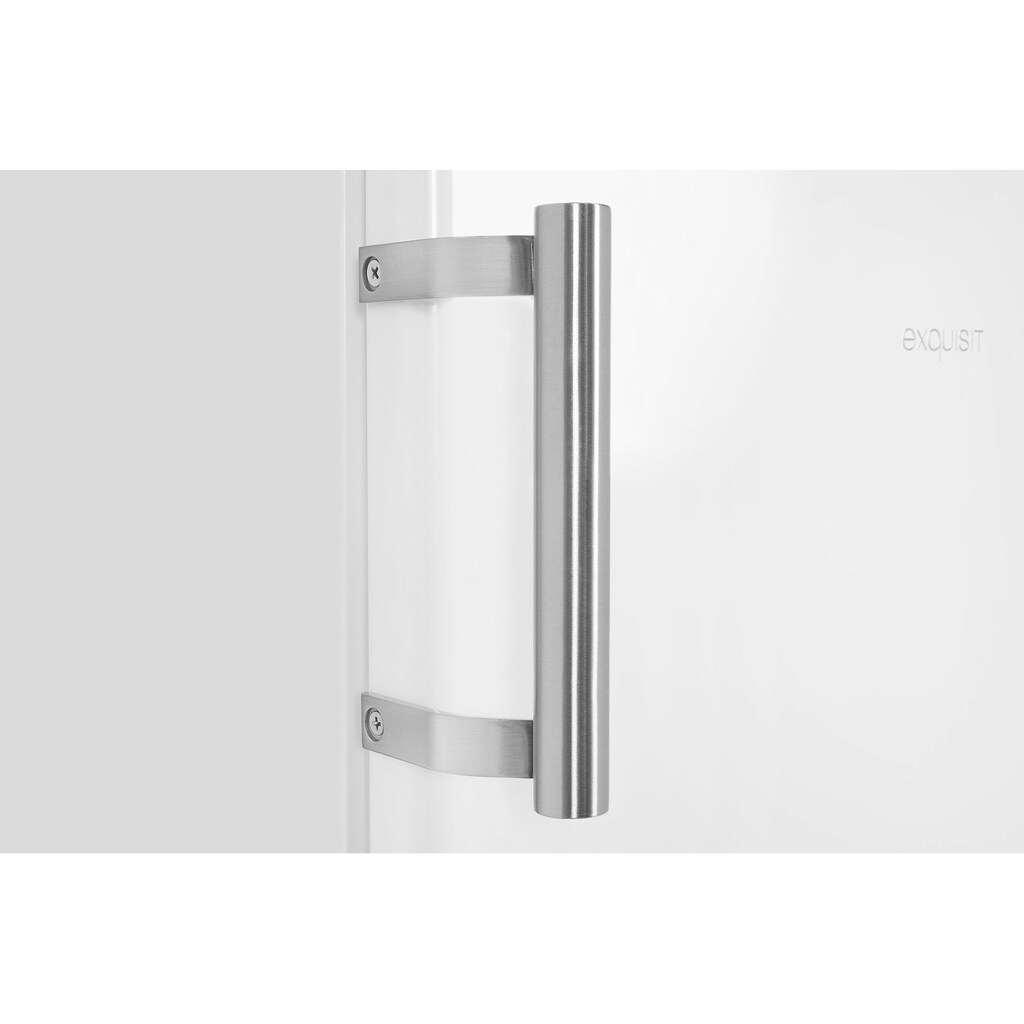 exquisit Kühlschrank »KS185-3-H-040F«, KS185-3-H-040F weiss, 122 cm hoch, 55 cm breit, 190 L Volumen