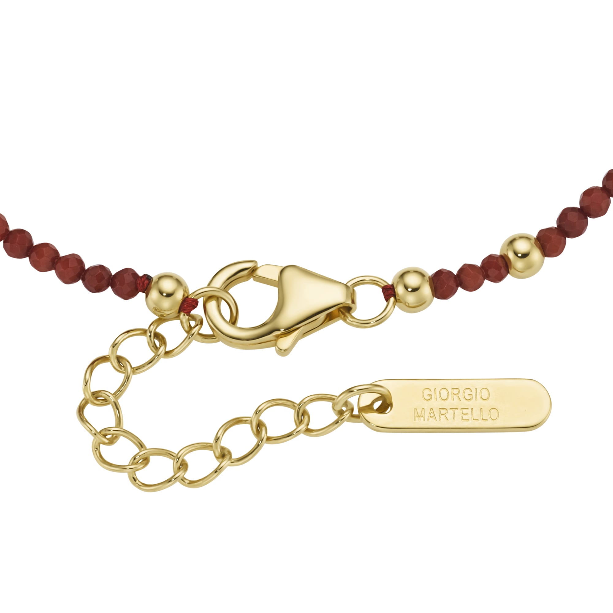 GIORGIO MARTELLO MILANO Armband »Armband mit Süßwasser-Perlen und Ziersteinen, Silber 925«