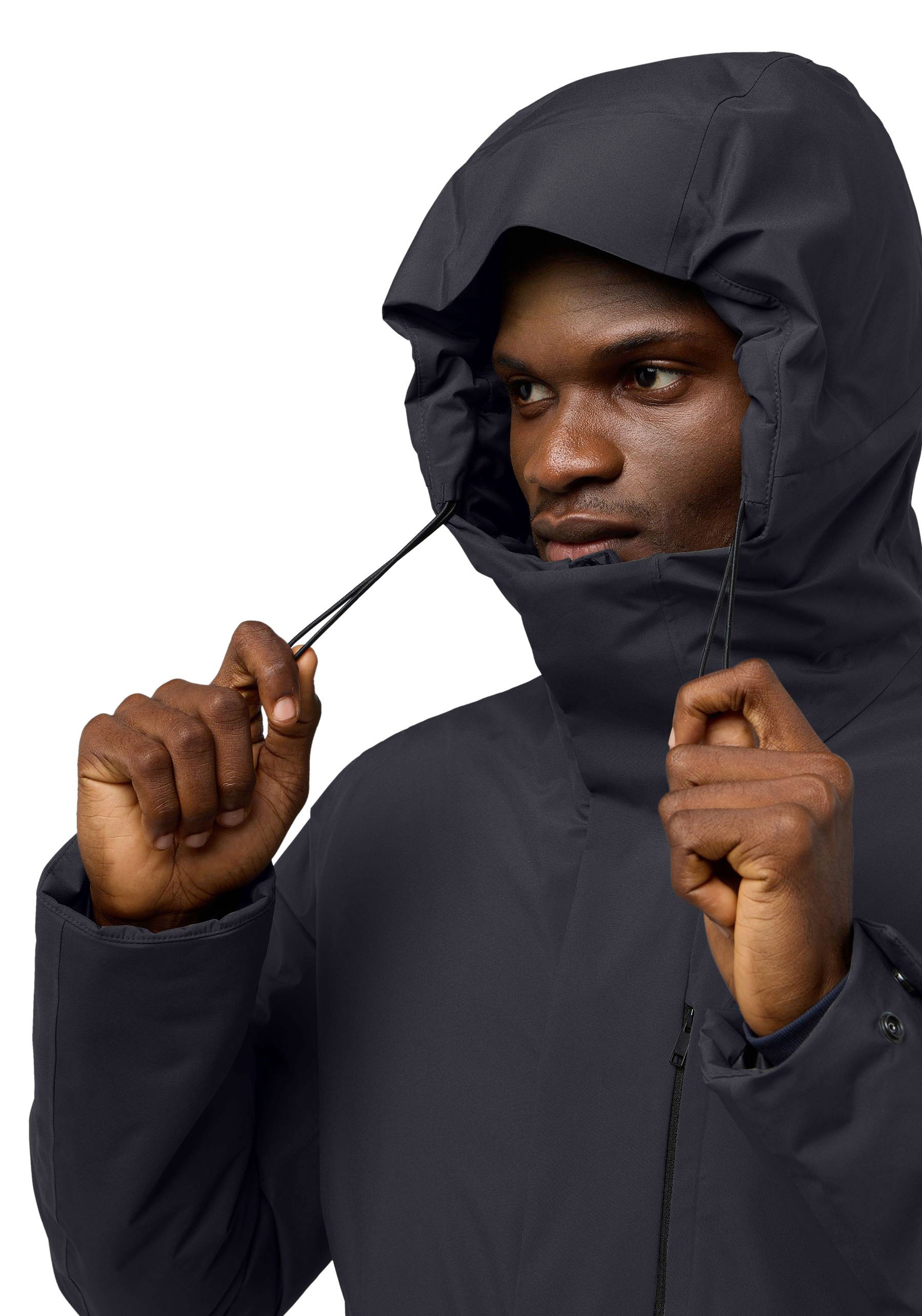 Jack Wolfskin Daunenmantel »BRANDENBURGER« Wärmend, winddicht, Daunenjacke