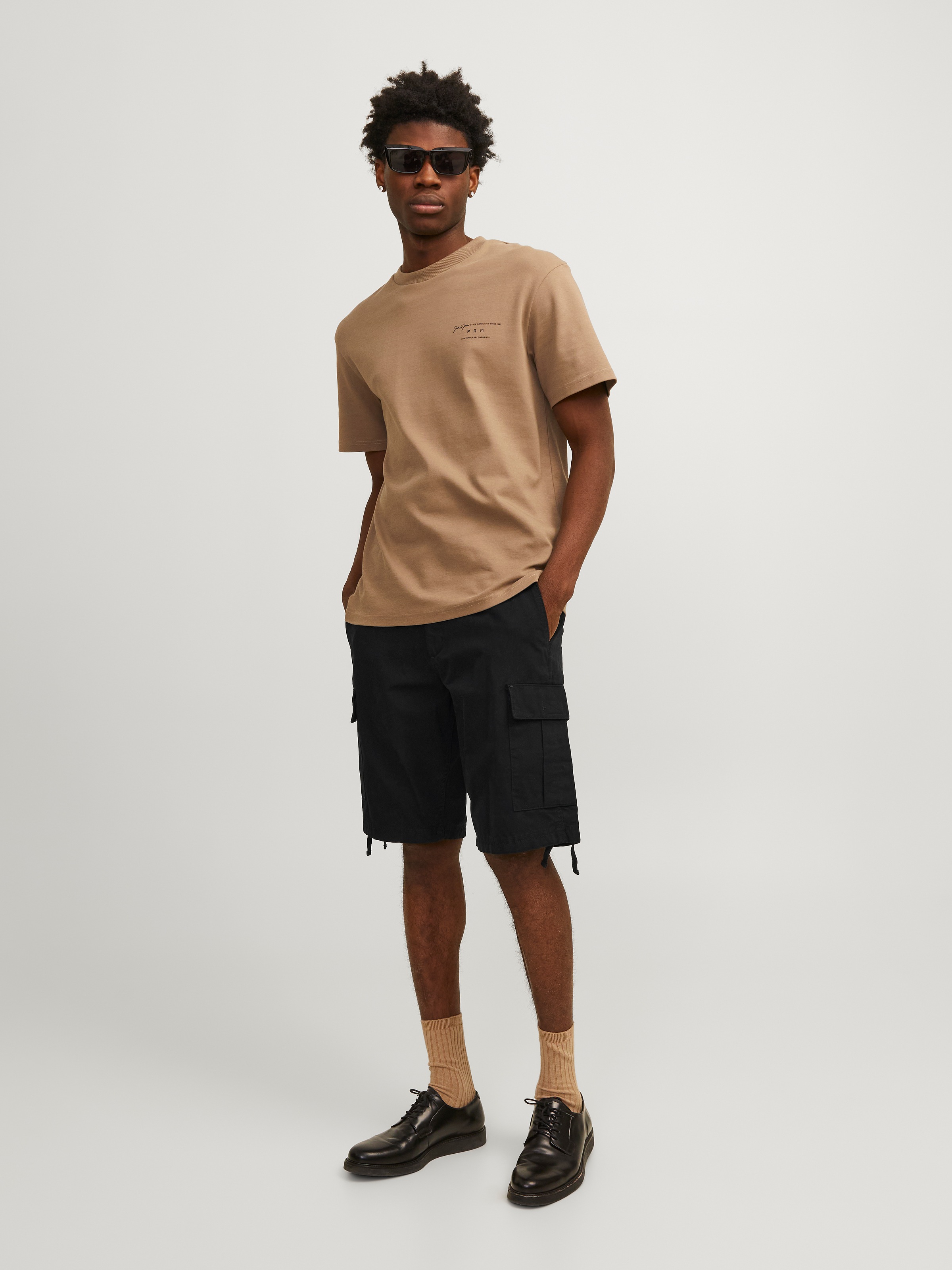 Jack & Jones Cargoshorts »JPSTCOLE BARKLEY JJCARGO SHORTS SN«, mit Cargo Taschen