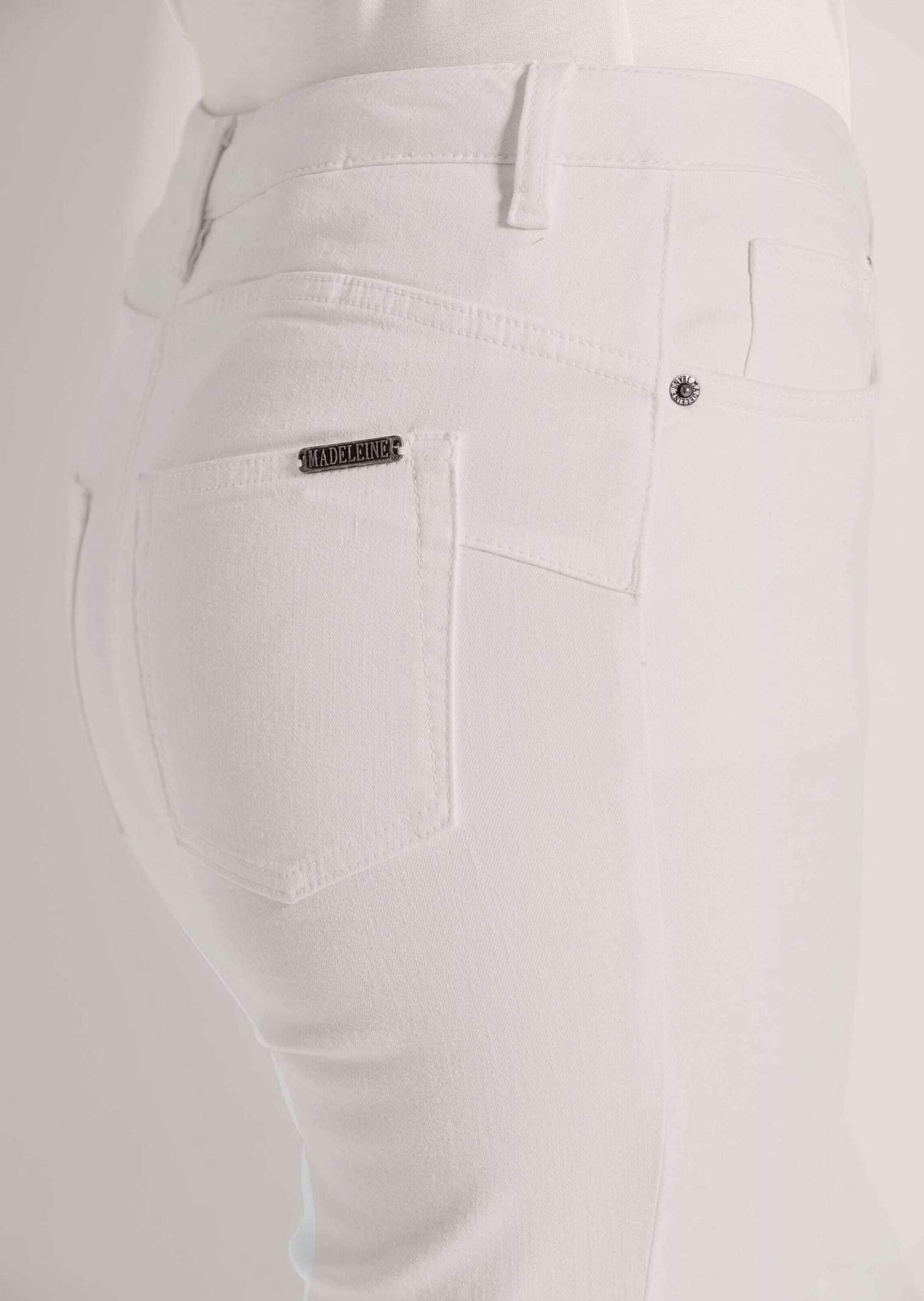 MADELEINE Regular-fit-Jeans »Jeans Jeans mit feinem Fransensaum«