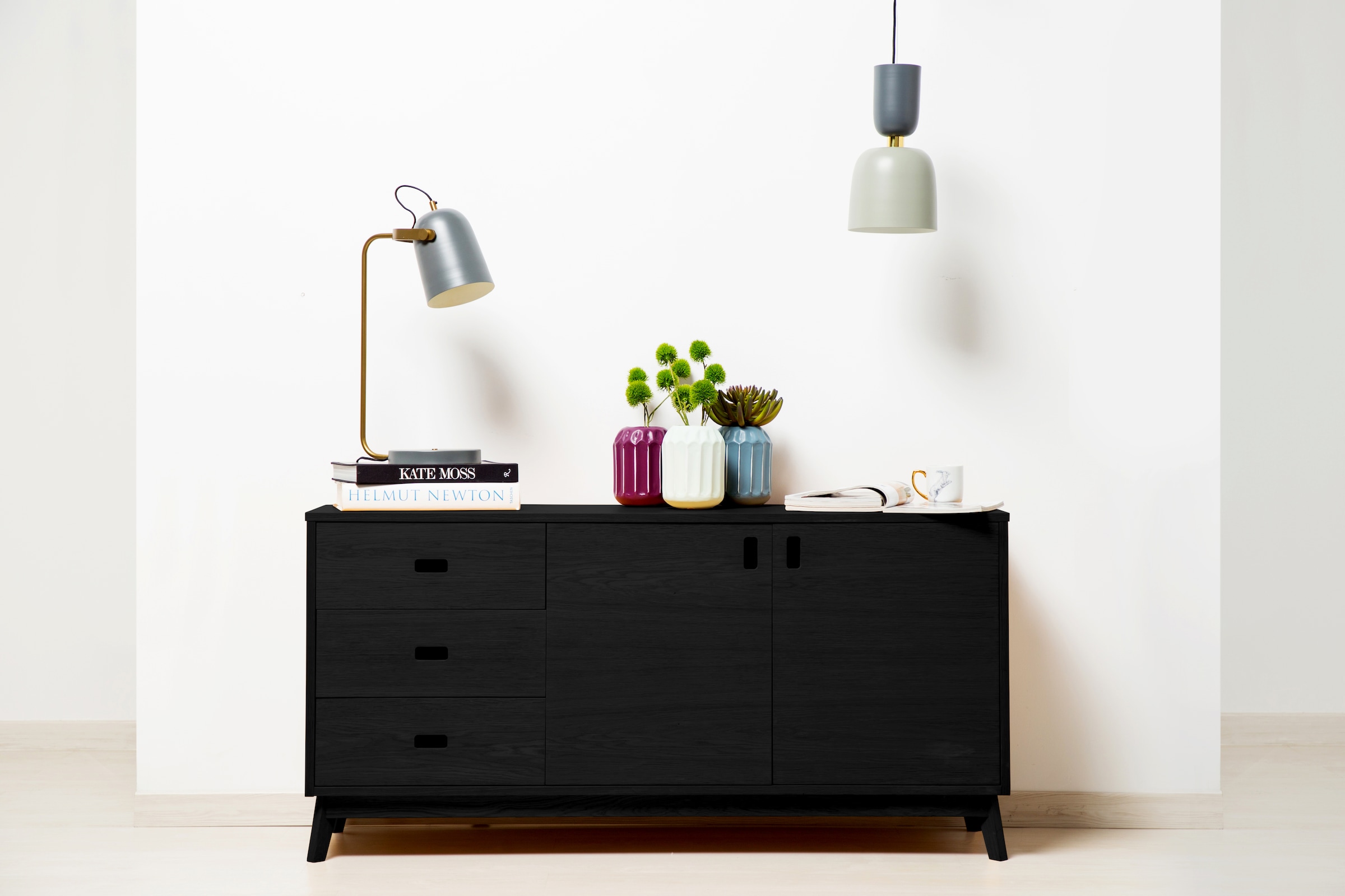 Kayoom Tischleuchte »Caroline in Grau« E27 1 Stk.