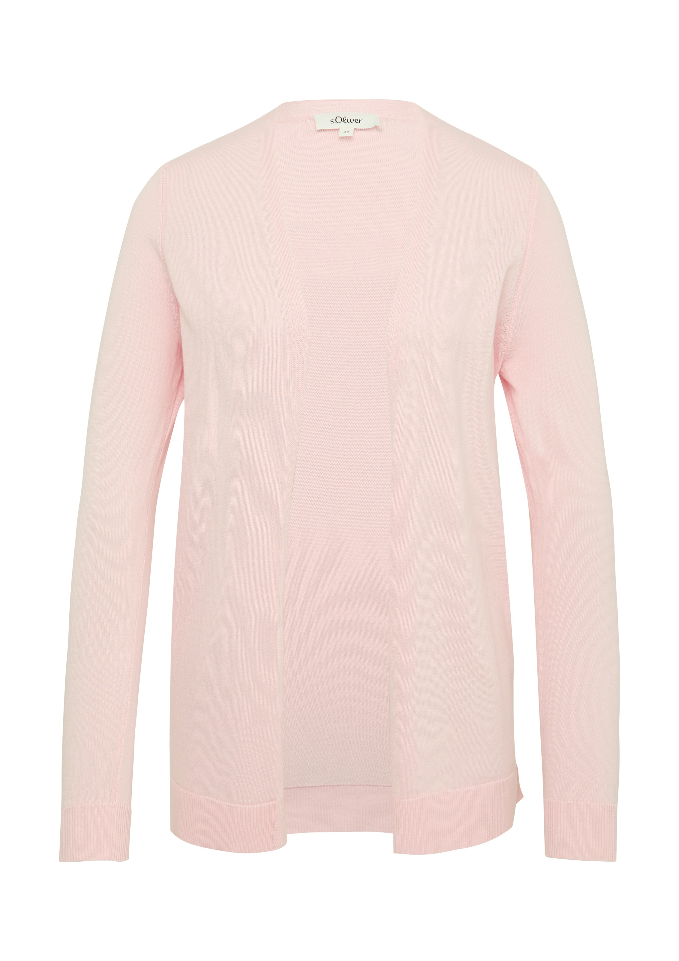s.Oliver Strickjacke, Feinstrick ohne Verschluss