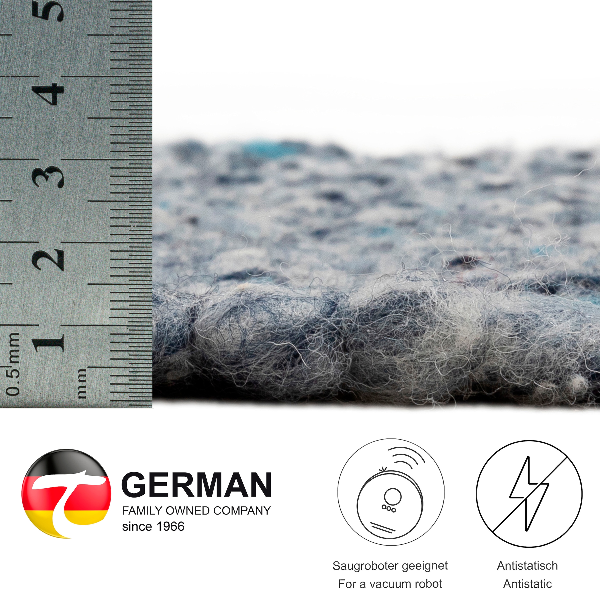 THEKO Wollteppich »Alm Freude«, rechteckig, 12 mm Höhe, Handweb Teppich, reine Wolle, meliert, handgewebt, Wendeteppich
