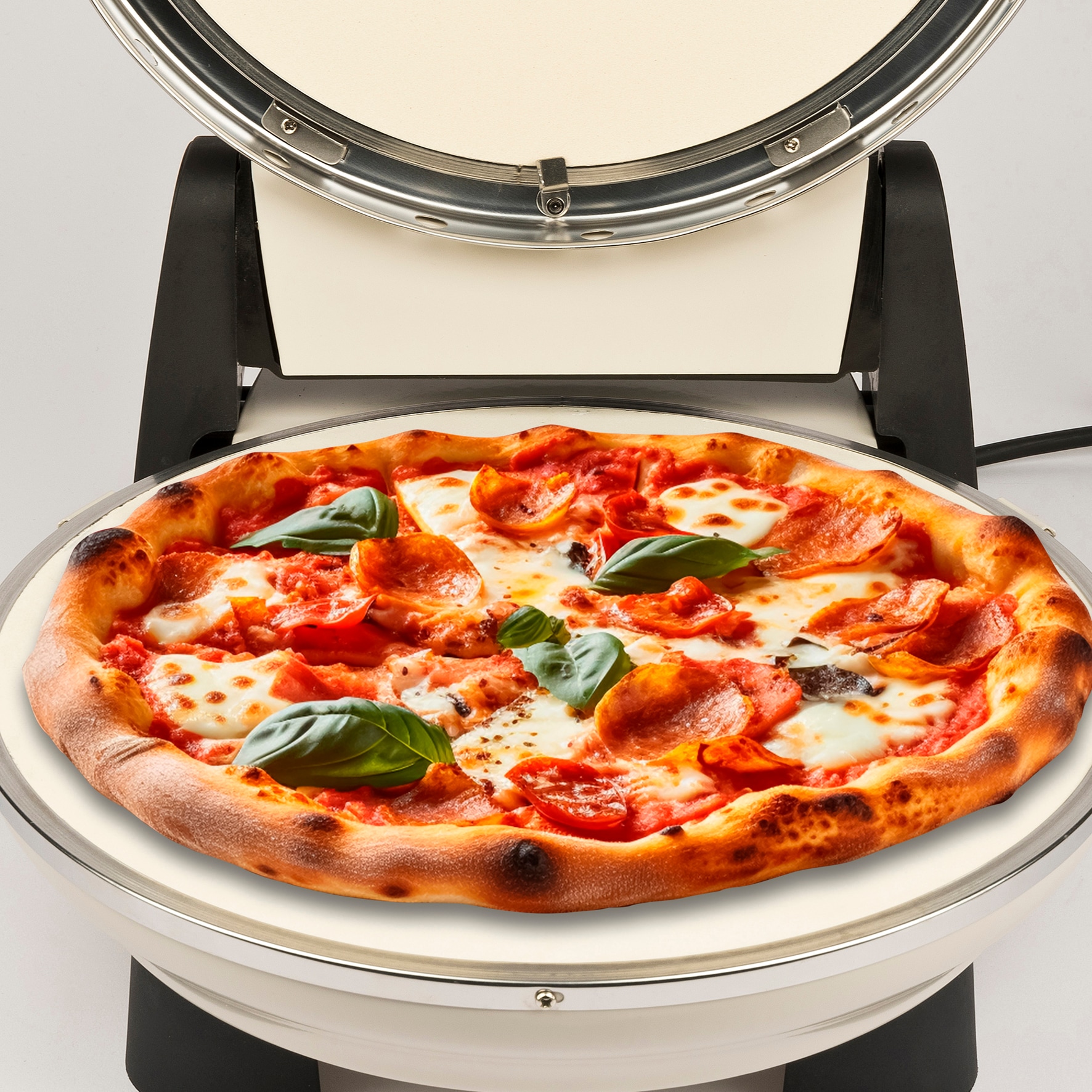 G3Ferrari Pizzaofen »G1003217 Napoletana mit 2. Stein im Deckel, Pizzaschaufel + Rezeptheft«