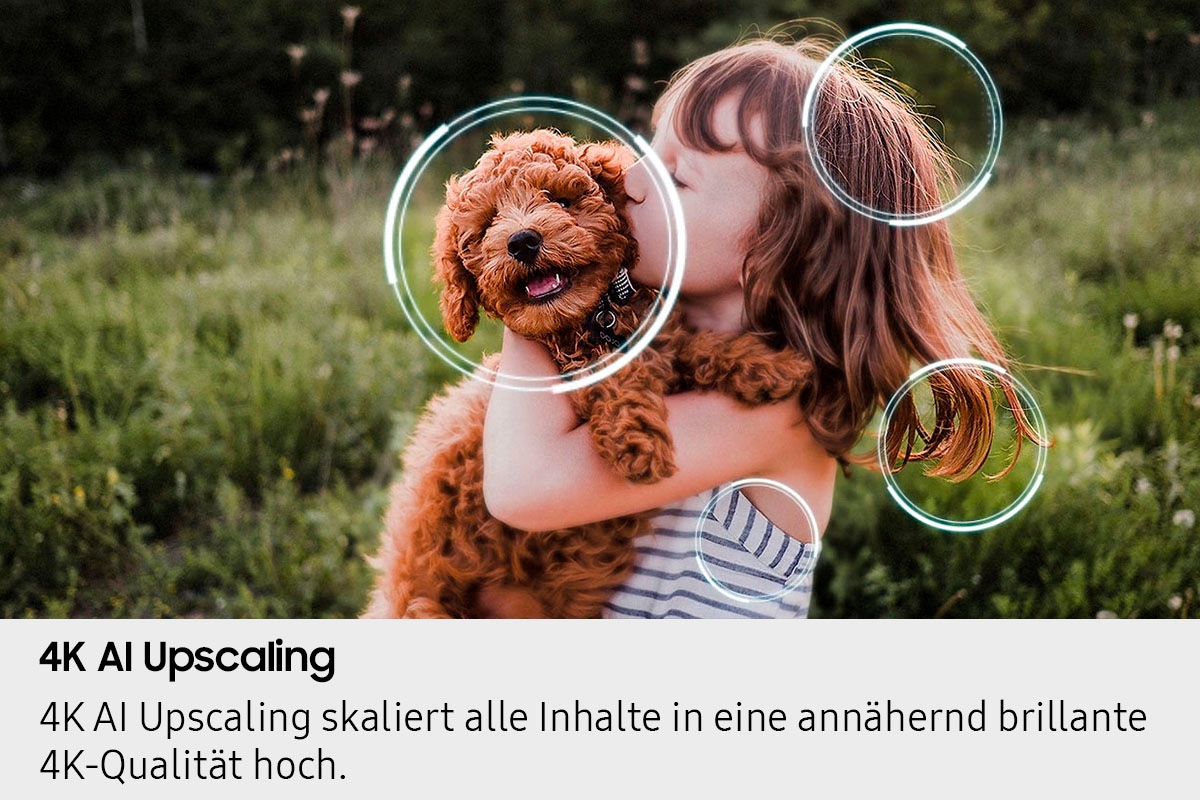 Samsung OLED-Fernseher »GQ65S85FAE«, 4K Ultra HD, Smart-TV, HDR, Dolby Atmos & AI Sound, Pantone Farben, Gaming Hub, bis zu 120Hz