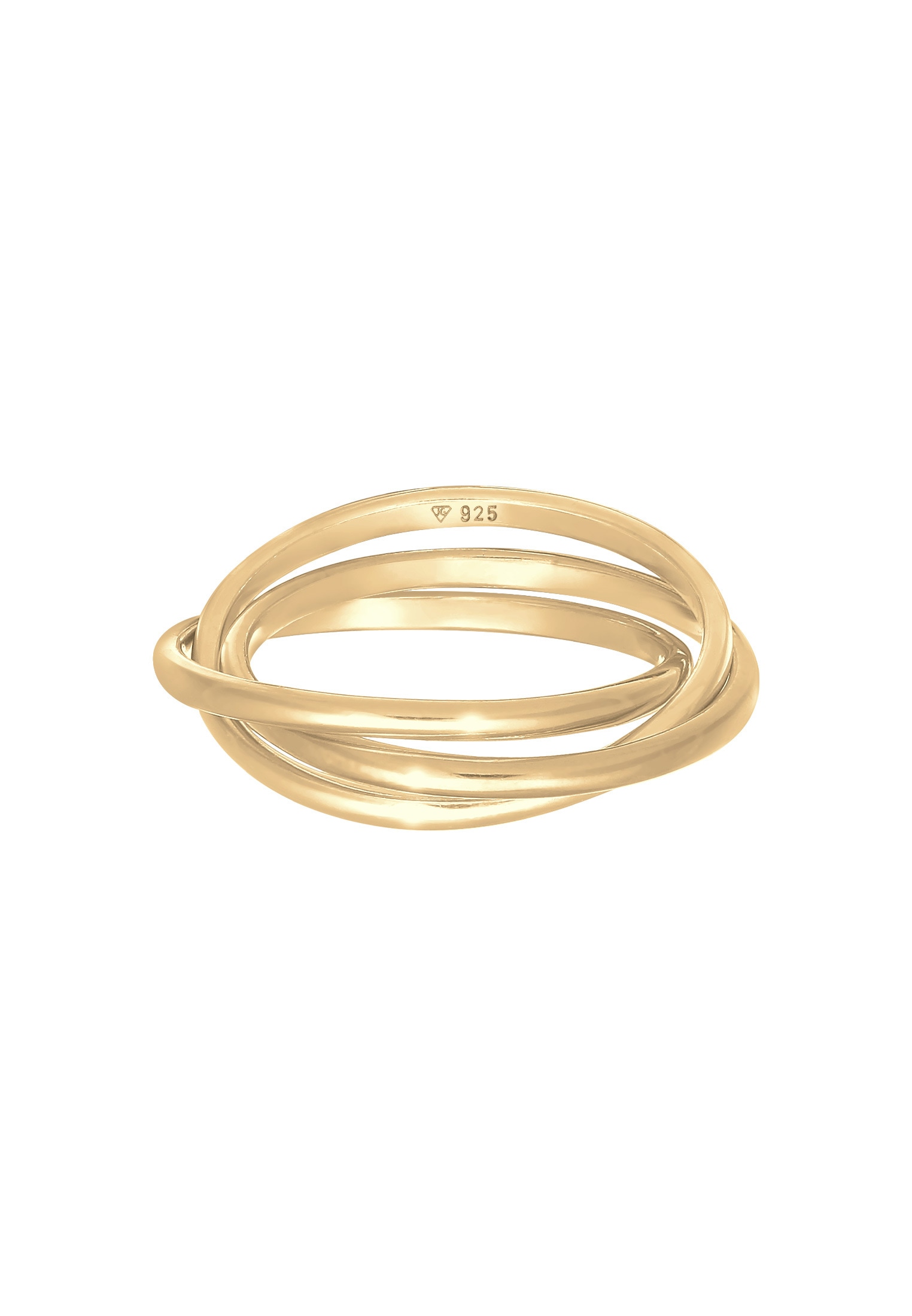 Elli Silberring »Ring Wickelring Trio Trini Basic 925 Silber«