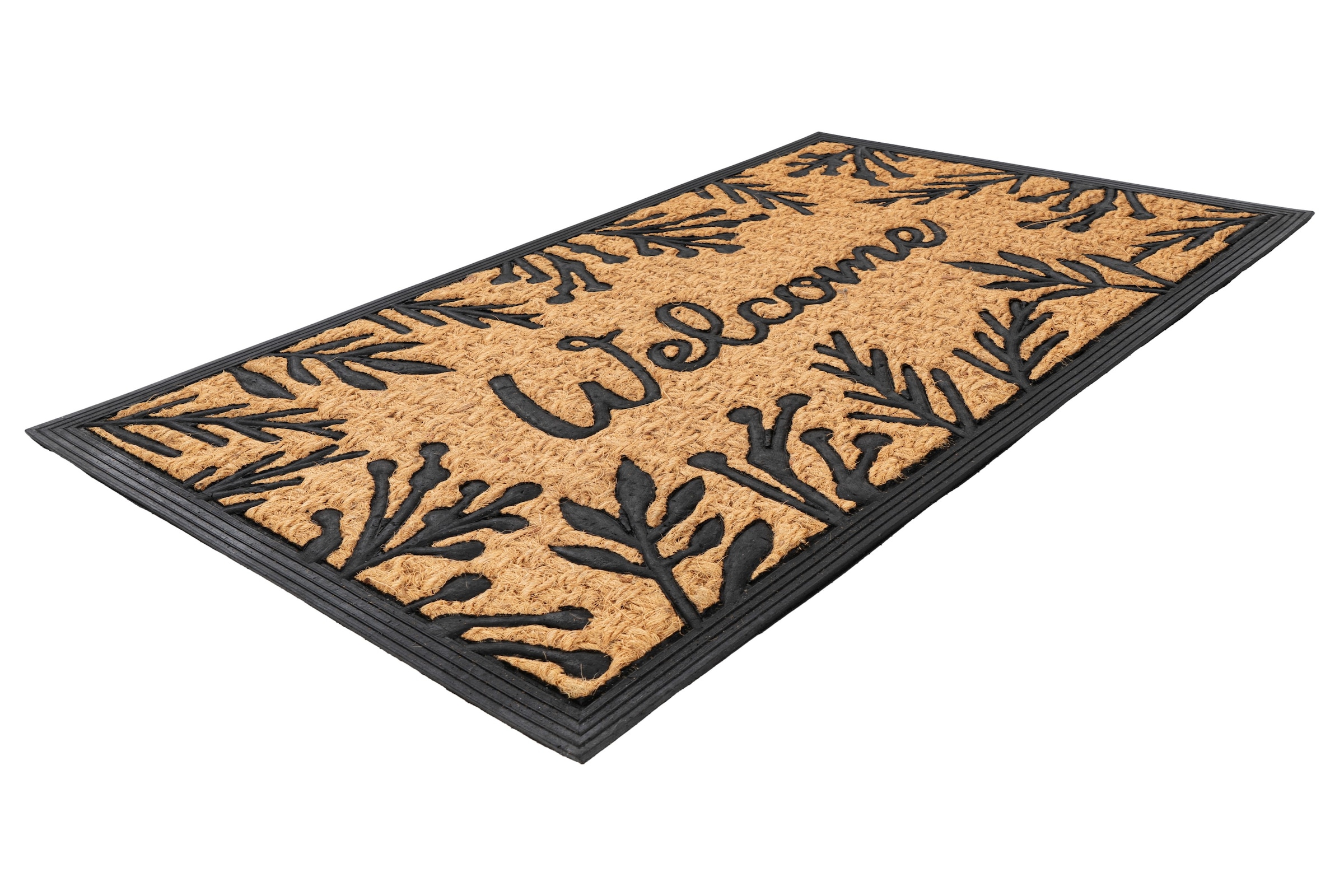 Kayoom Fußmatte »Entry 125« rechteckig 11 mm Höhe Türmatte, Kokos Gummi, Eingang, Welcome