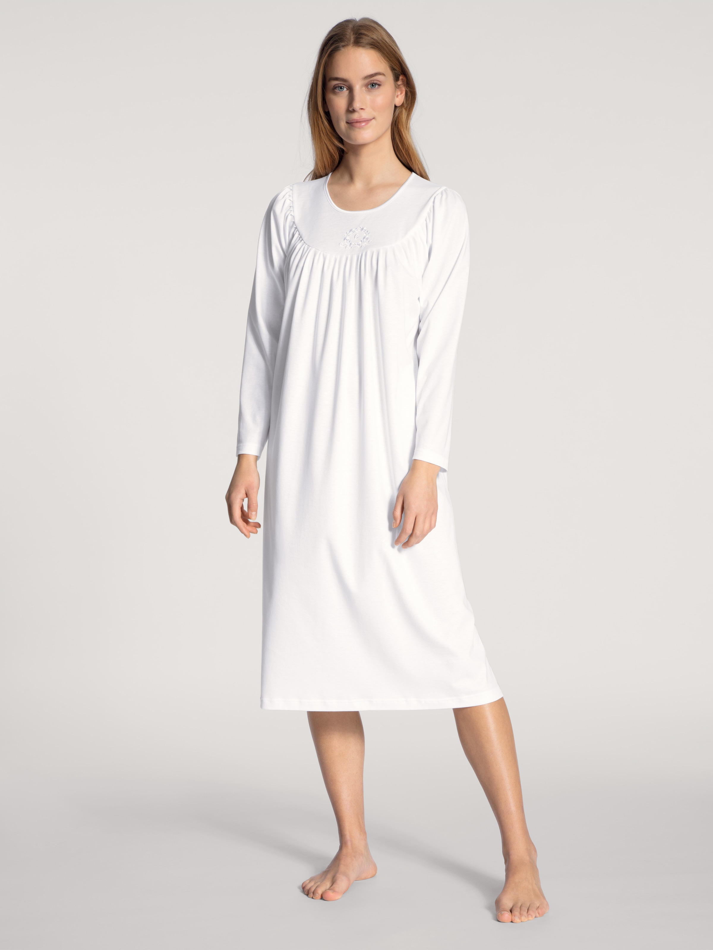 CALIDA Nachthemd »Soft Cotton«, Schlafhemd cm 110 ca. Comfort Raglanschnitt lang, Fit, ♕ bei
