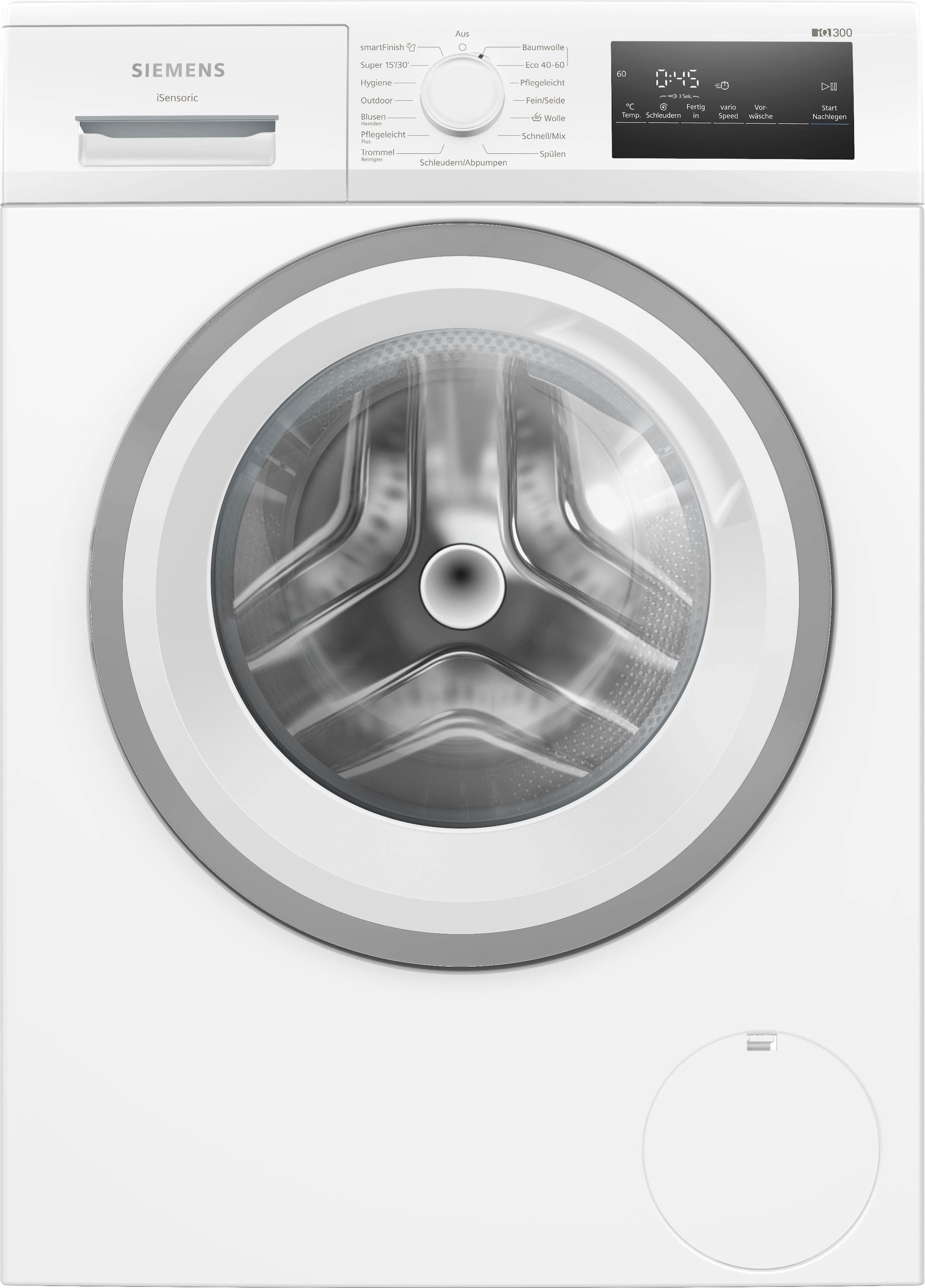 1400 SIEMENS U/min Garantie Waschmaschine Jahren 3 XXL »WM14N12A«, iQ300, mit kg, WM14N12A, 9