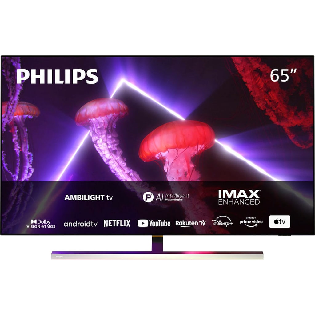 Philips OLED-Fernseher »65OLED807/12«, 164 cm/65 Zoll, 4K Ultra HD, Smart-TV-Android TV