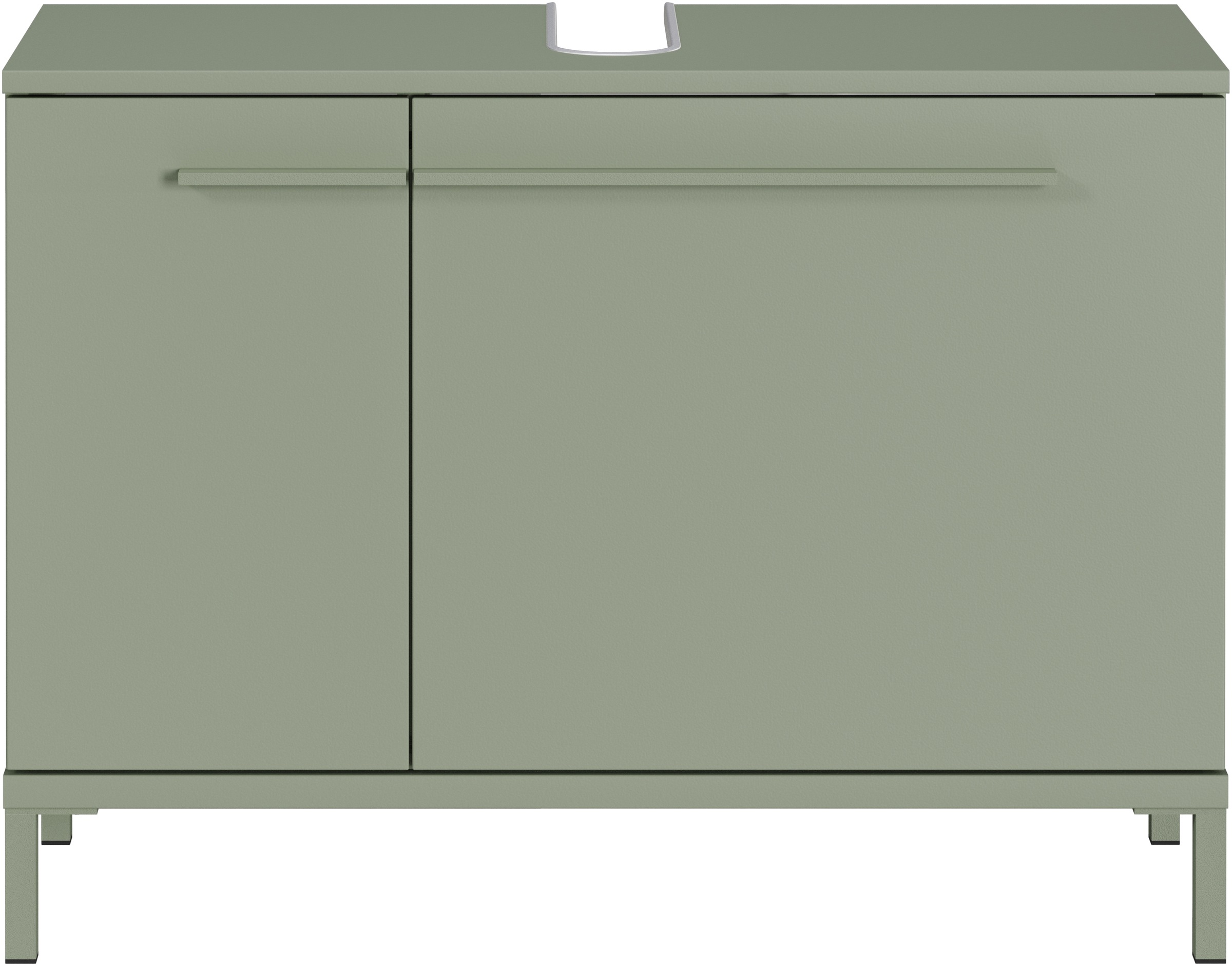 GERMANIA Waschbeckenunterschrank "Waschbeckenunterschrank" 1 Stk. tlg. Waschbeckenunterschrank mit Siphonausschnitt