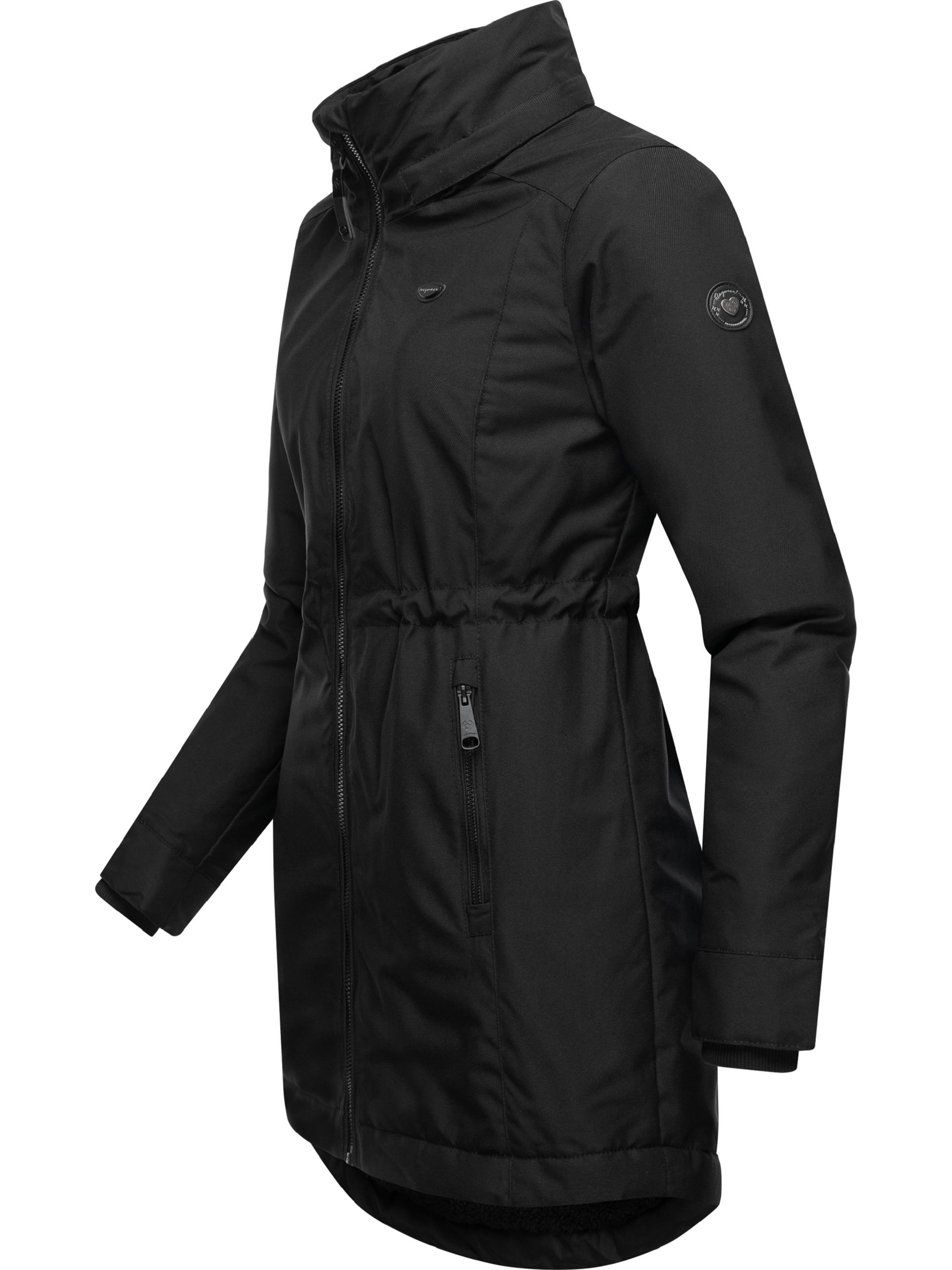 Ragwear Wintermantel »Winterjacke Dakkota«, Wasserdichter Winterparka mit Teddyfleece Innenfutter