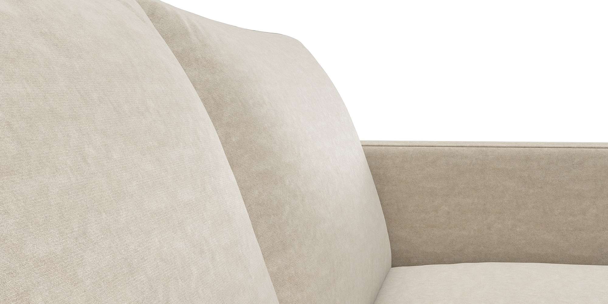 FLEXLUX Ecksofa »Fiore, L-Form«, schmale Armlehnen, Kaltschaum, Füße Alu+schwarz